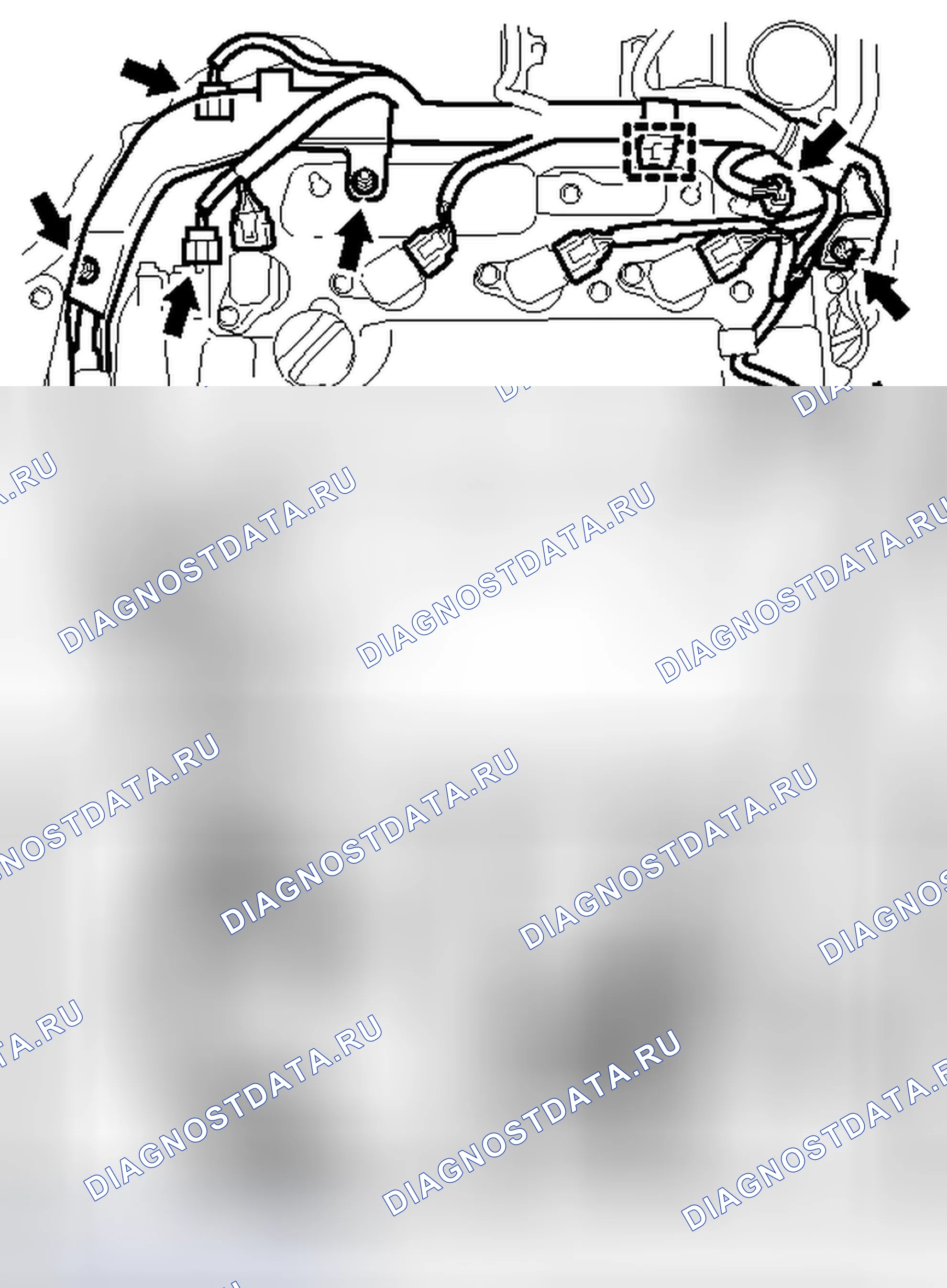 Рис. 398: ДЕМОНТАЖ. Toyota RAV4 III рестайлинг