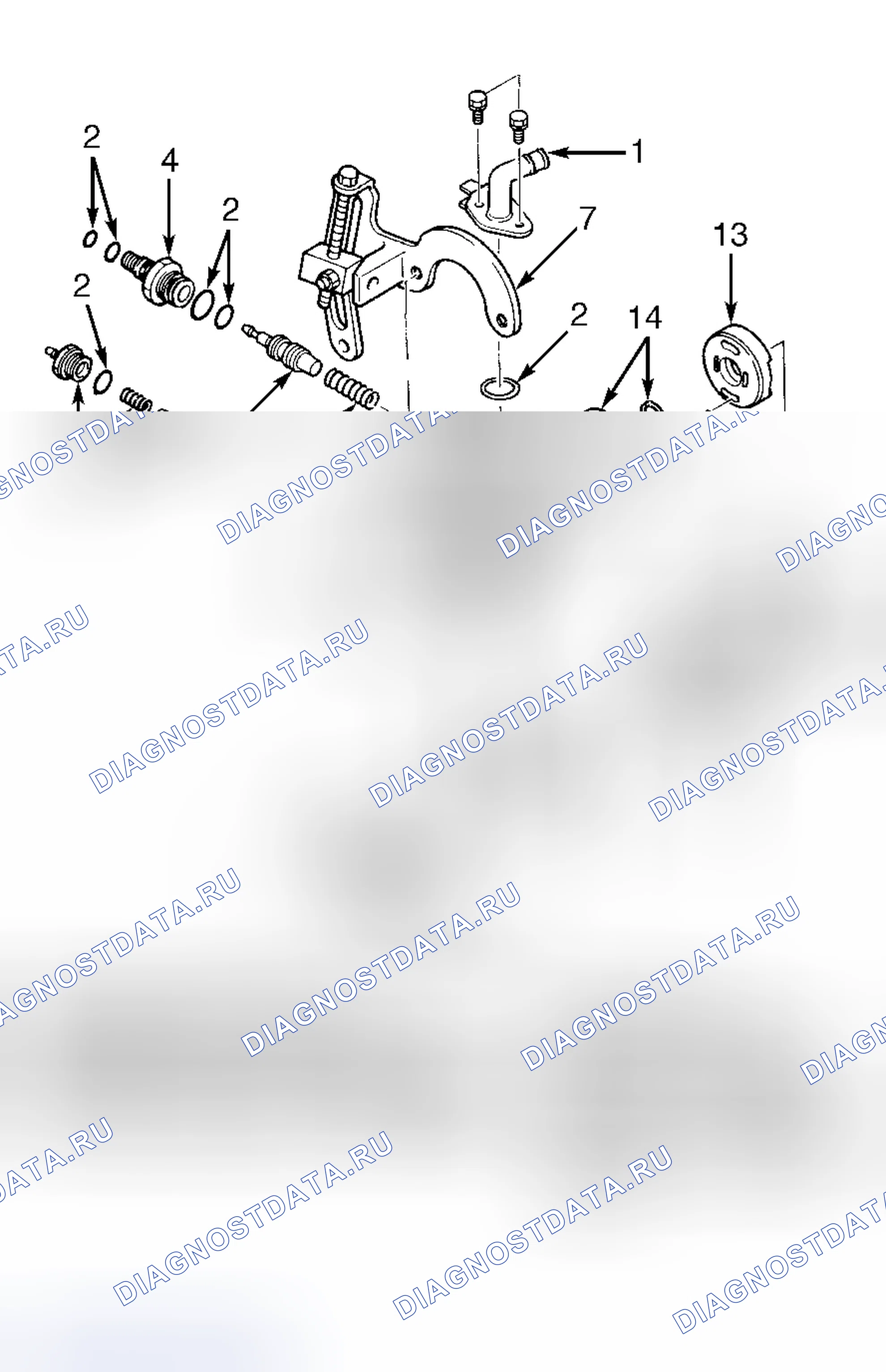 Рис. 9: НАСОС ГУР. Mazda Demio IDJ