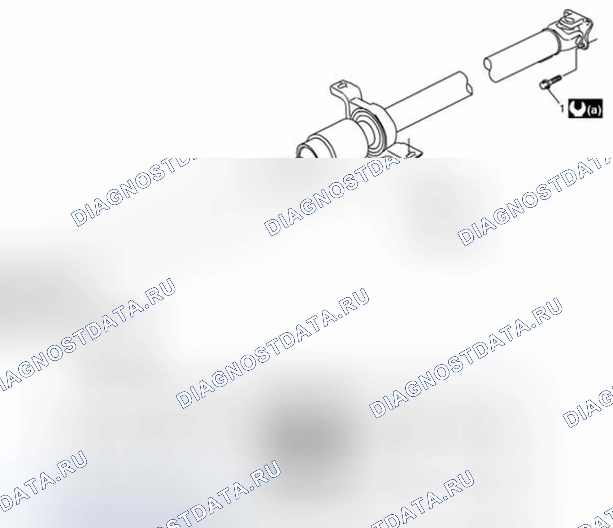 Рис. 1: Конструкция карданного вала. Suzuki SX4 I рестайлинг