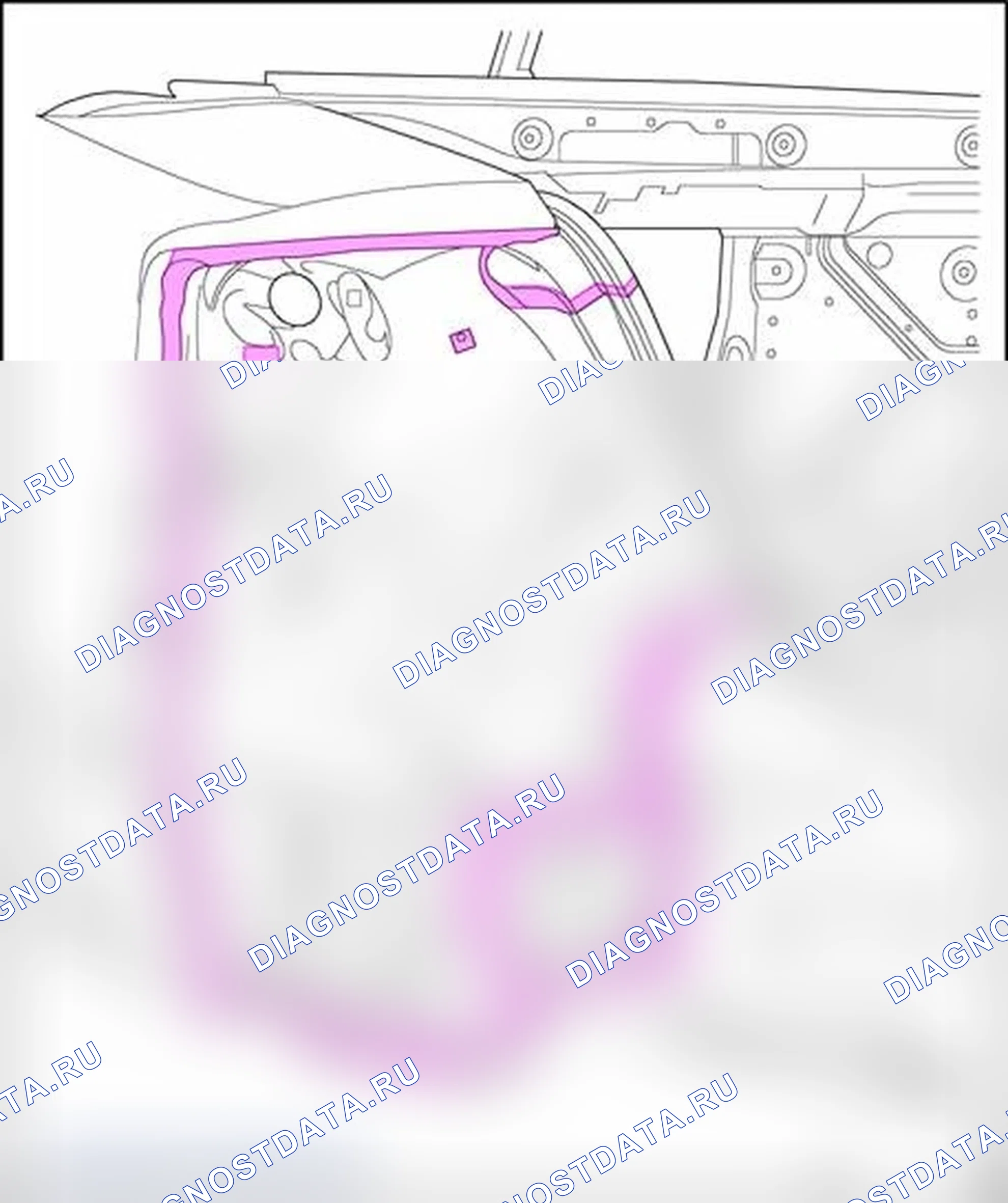 Рис. 79: Места резки. Audi S4 B8
