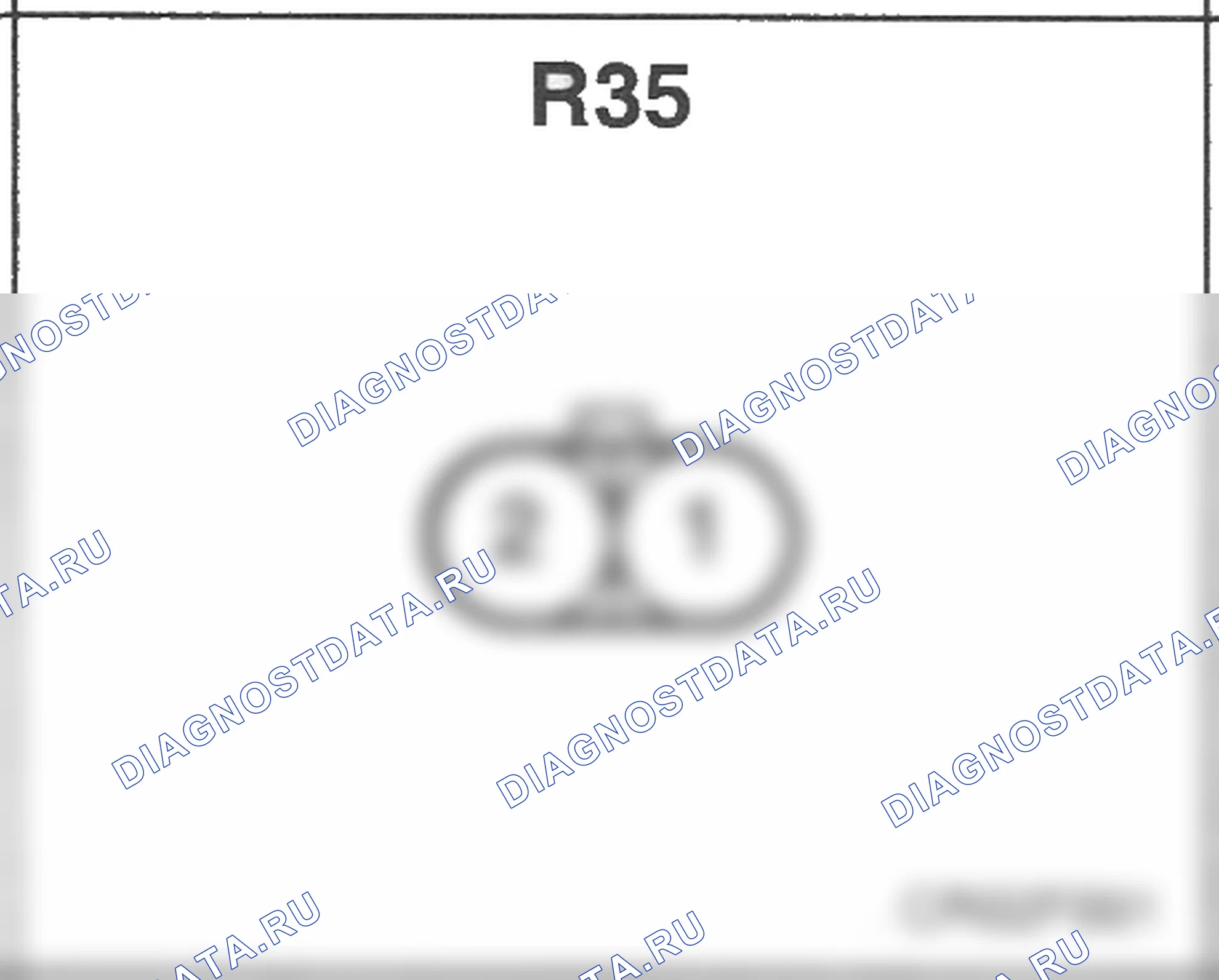 Распиновка разъёма R35 — заднего жгута. Hyundai Atos MX