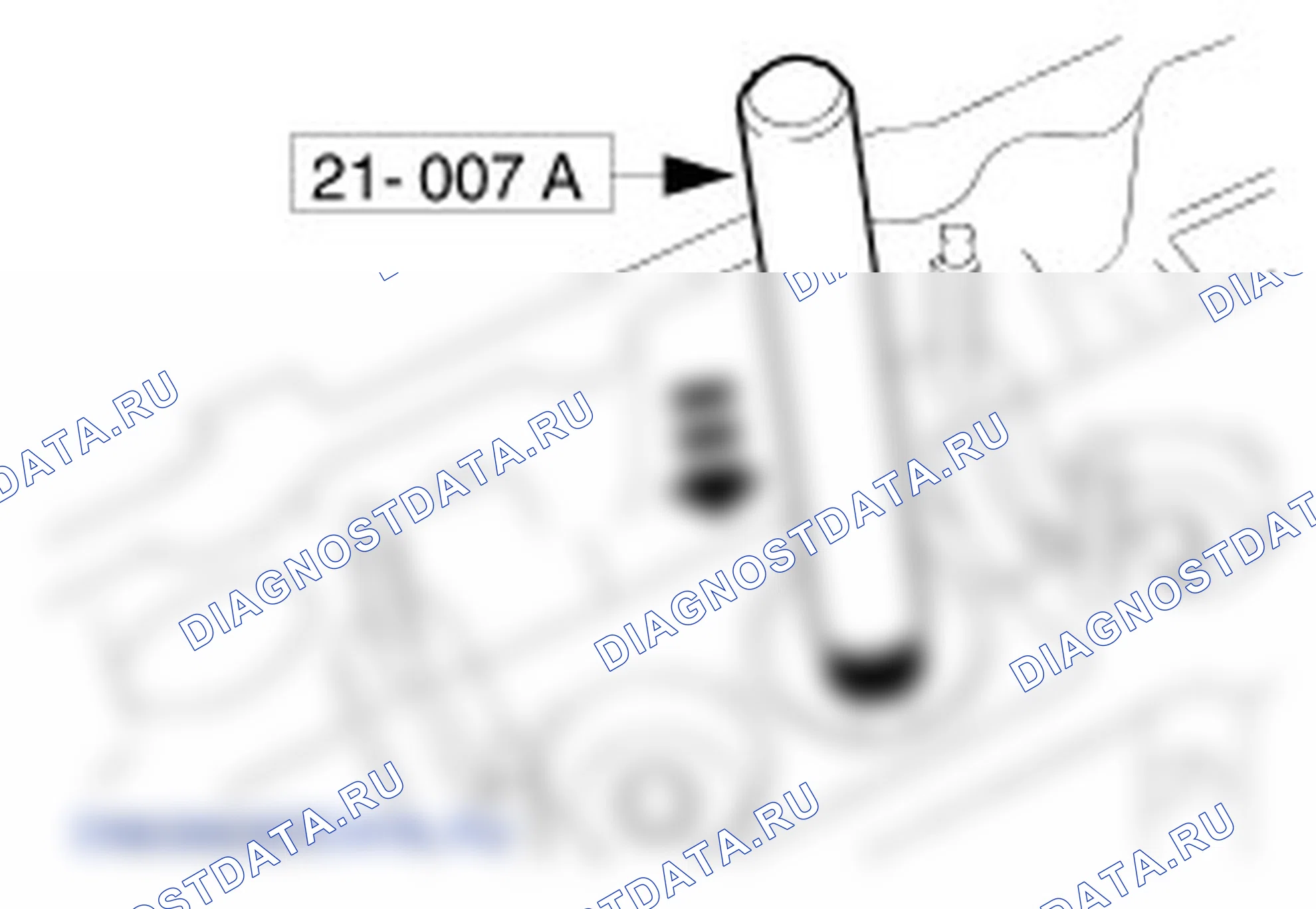 Разборка узла Головка блока цилиндров. Ford Ikon I