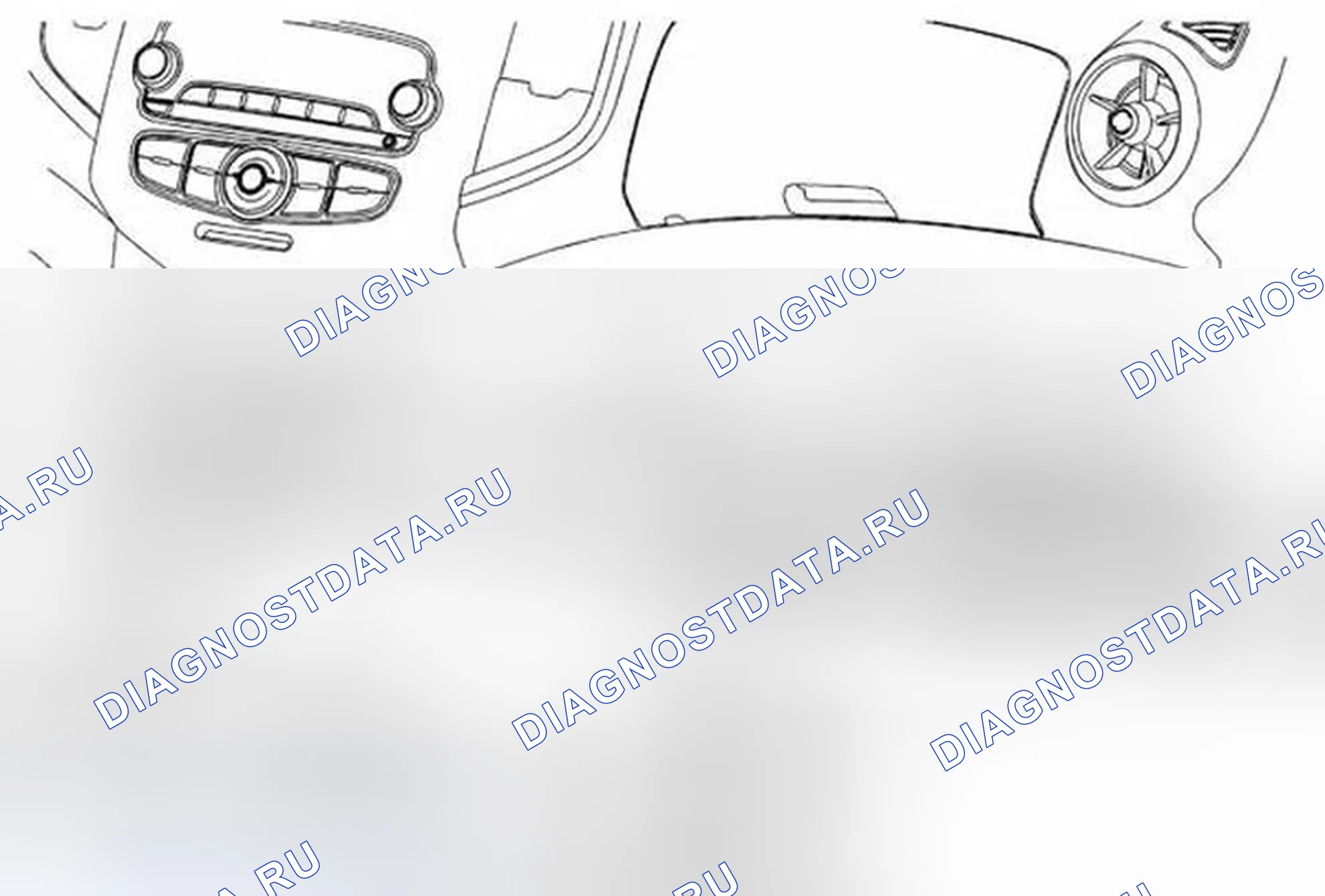 Рис. 69: Замена нижнего отсека приборной панели. Chevrolet Sonic I