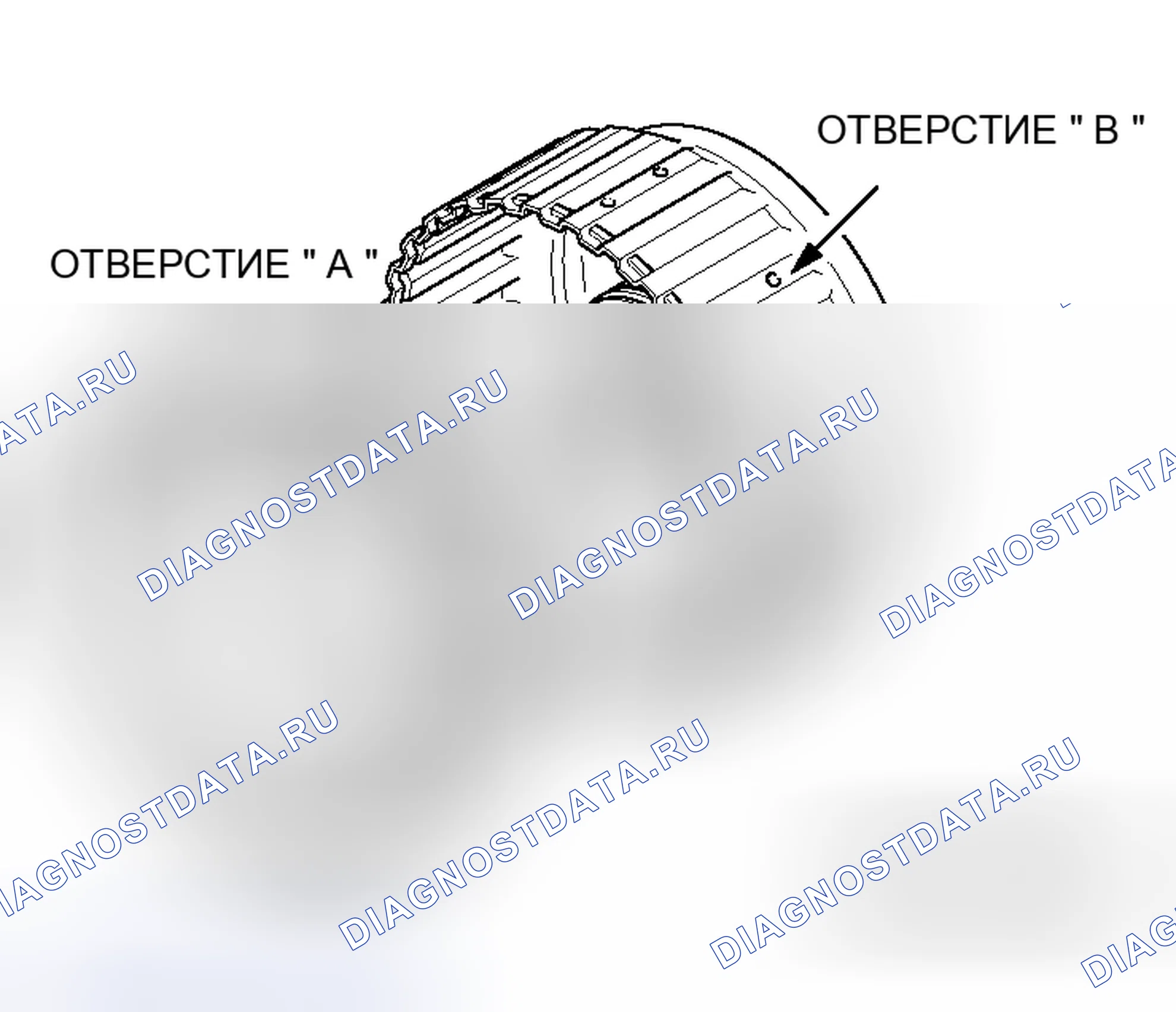 Рис. 317: > > B < < УСТАНОВКА ПОРШНЯ МУФТЫ ЗАДНЕГО ХОДА. Mitsubishi Endeavor I