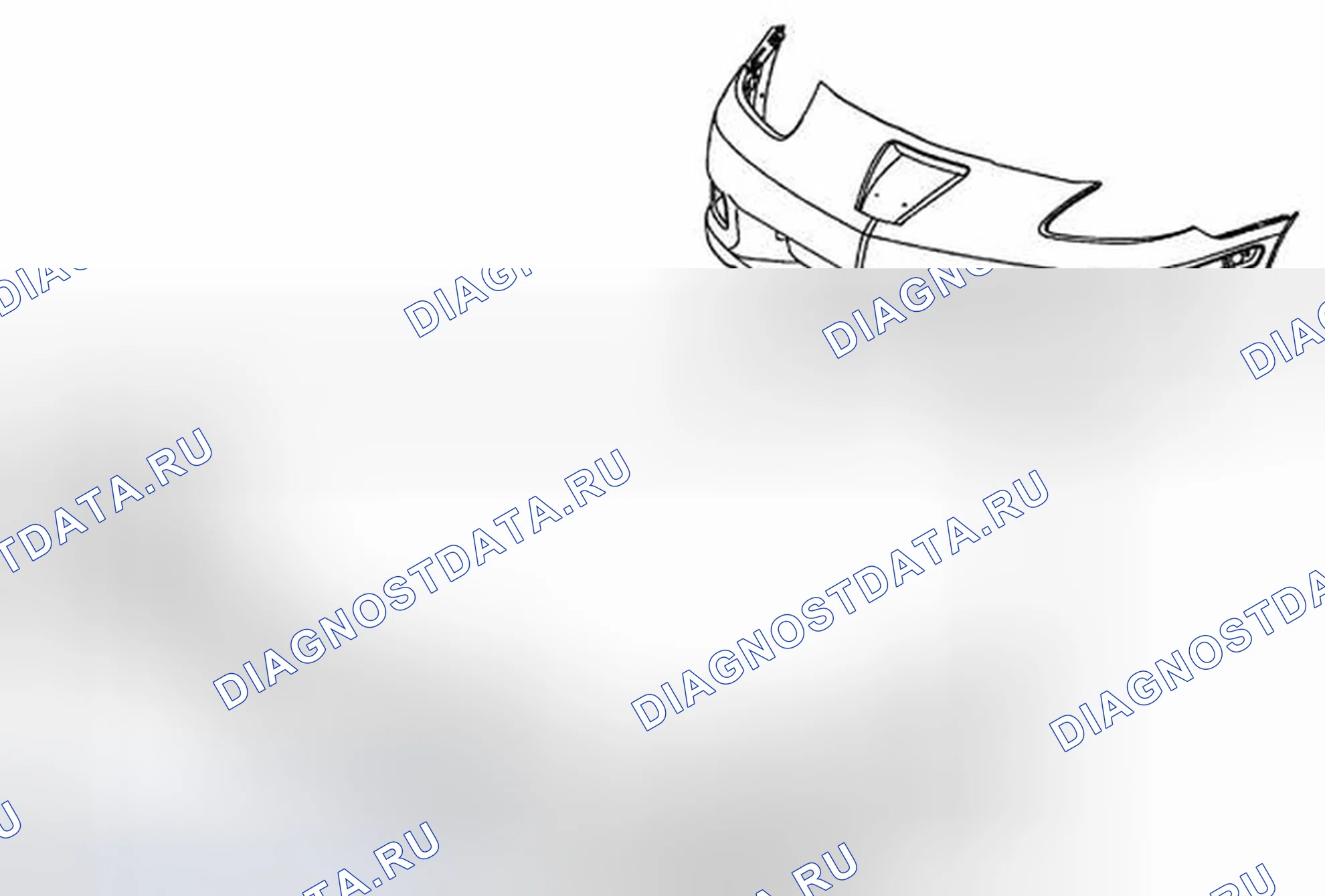 Рис. 8: Замена панели Valance переднего бампера (ZR1). Chevrolet Corvette C6