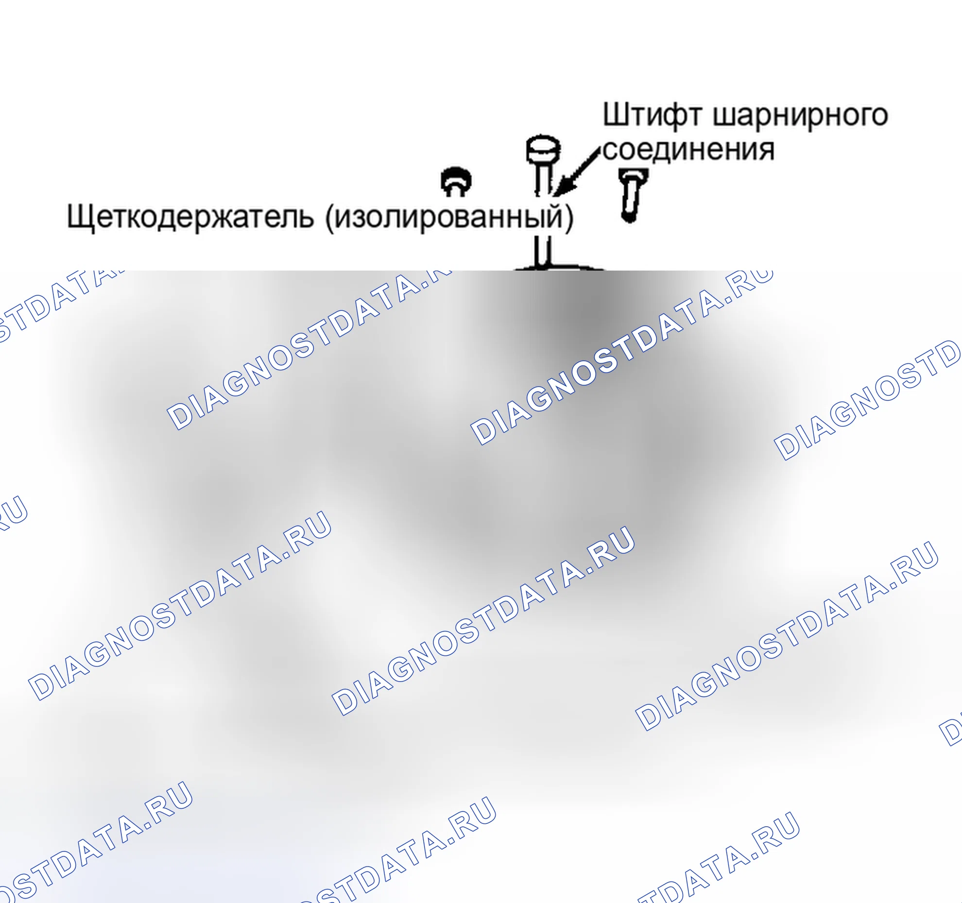 Рис. 2: Все модели (кроме 5MT стартер) Щеткодержатель и сборка При износе до 1 / 2 первоначальной длины замените щетки.. Chevrolet Suburban VIII