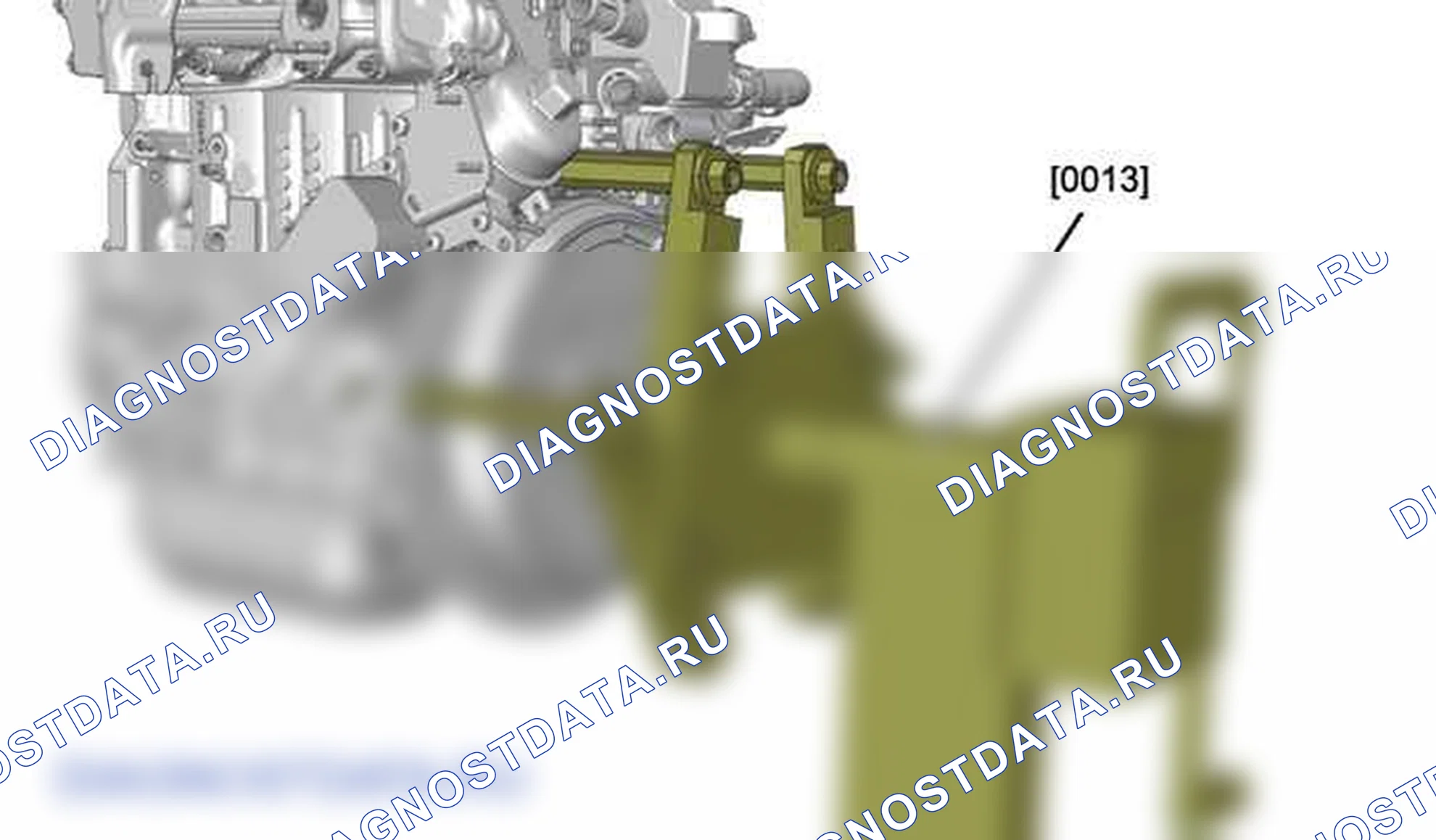 Установка: двигатель на подставке — b1bpstod. Citroen C4 I
