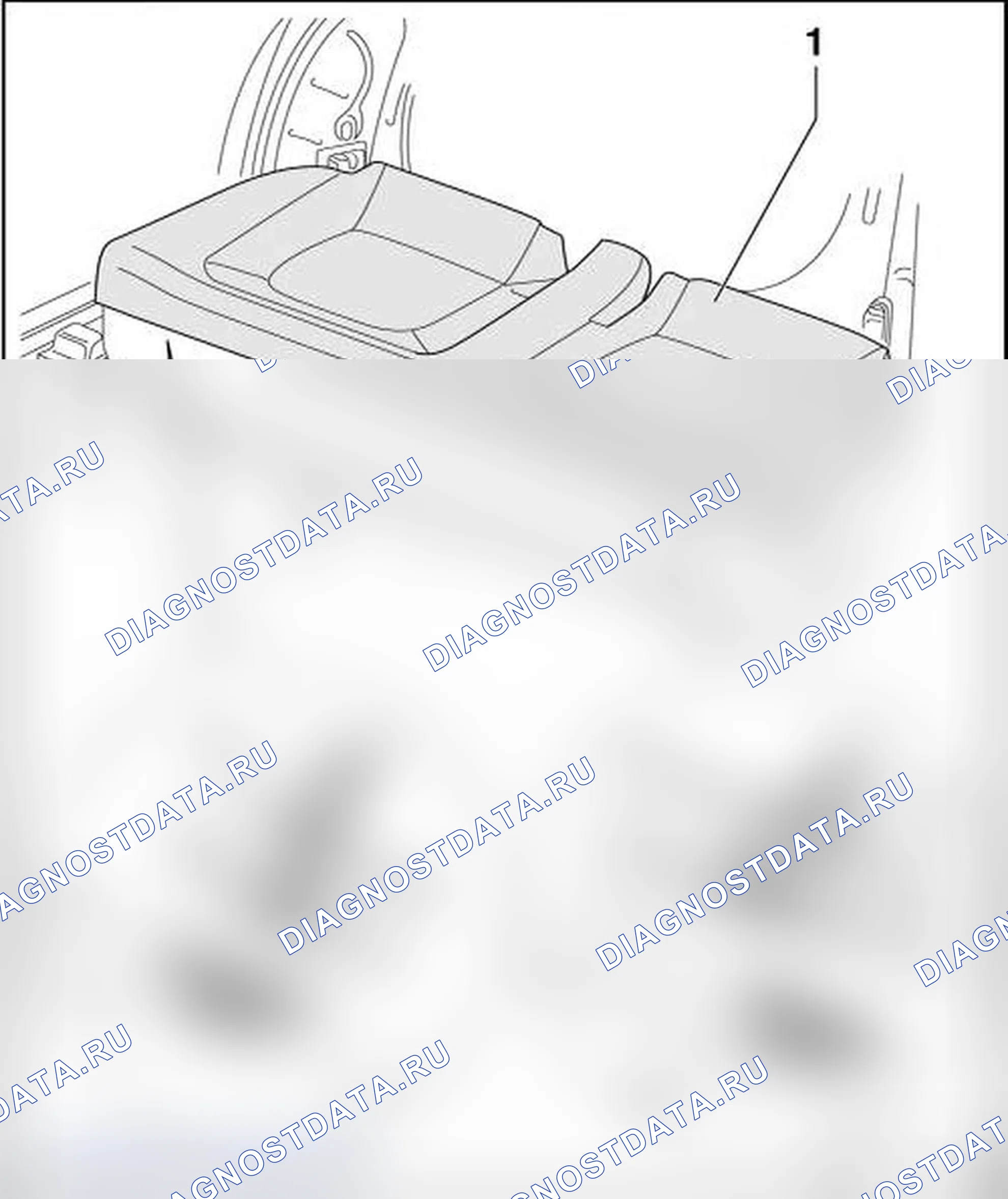 Рис. 80: SEATBENCH, КАБРИОЛЕТ. Volkswagen New Beetle A4 рестайлинг