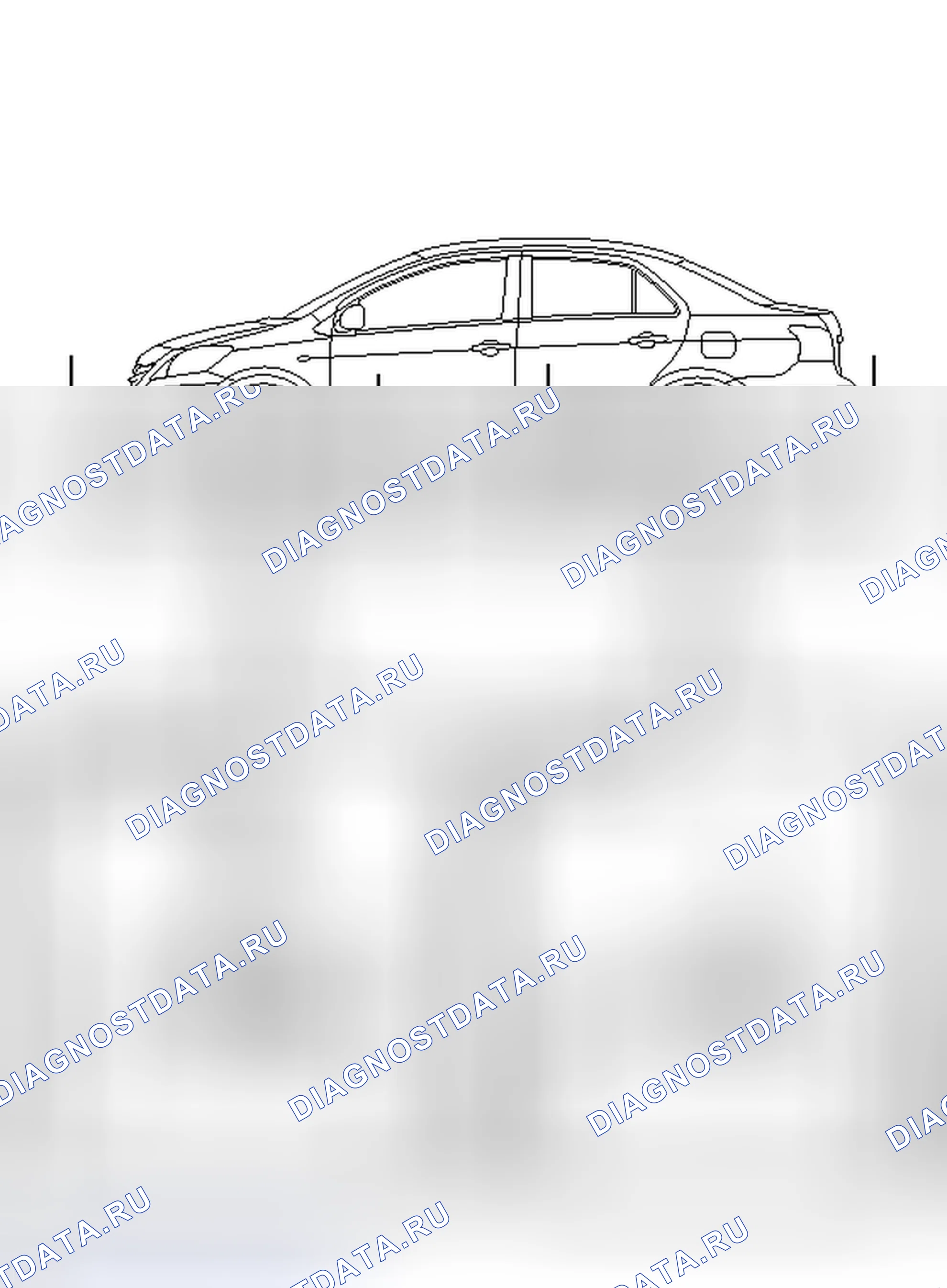 Рис. 1: РЕГУЛИРОВКА Развал-схождения подвески. Toyota Yaris III