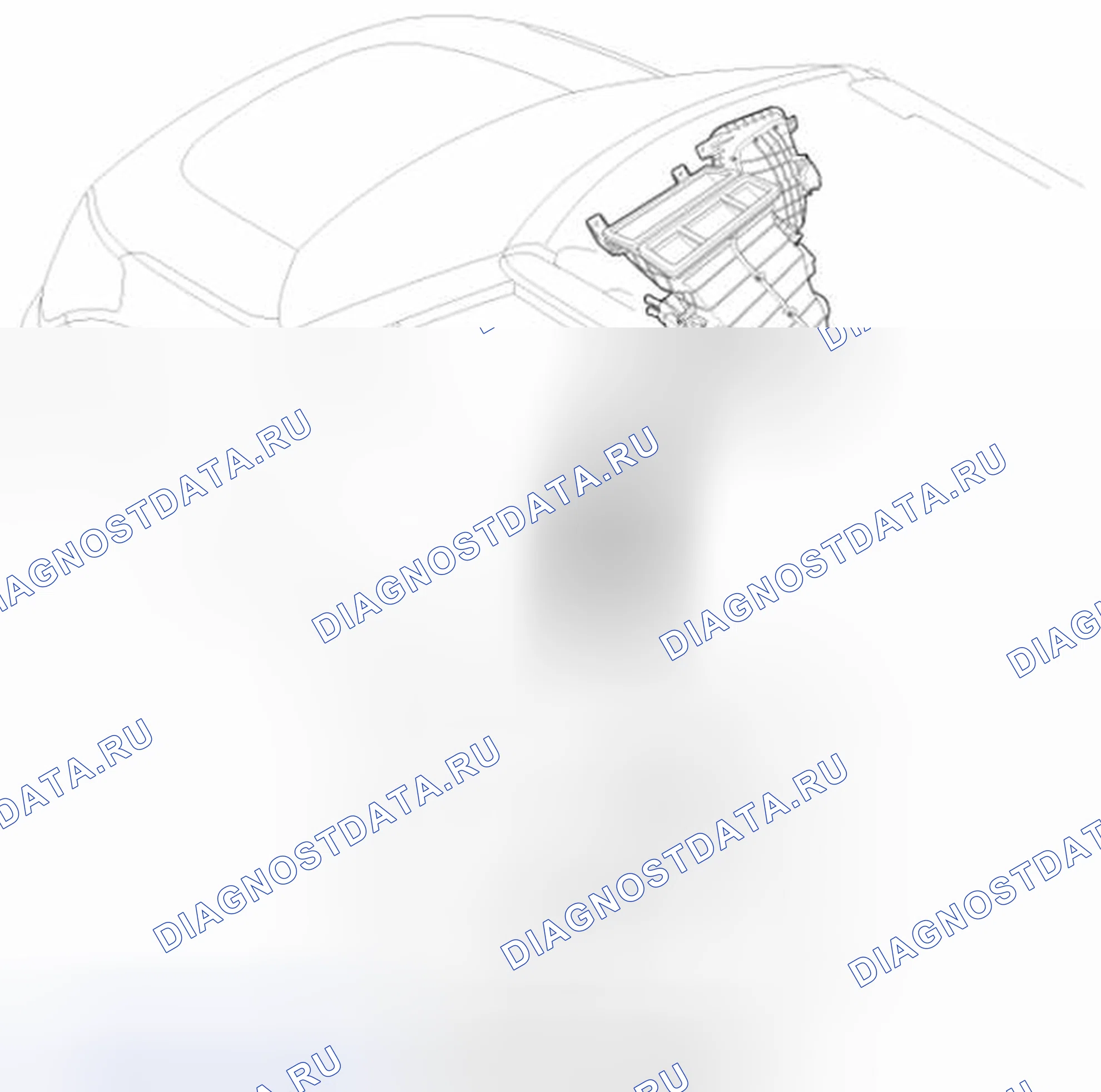 Рис. 12: Расположение компонентов. Geely Vision X3 Pro I