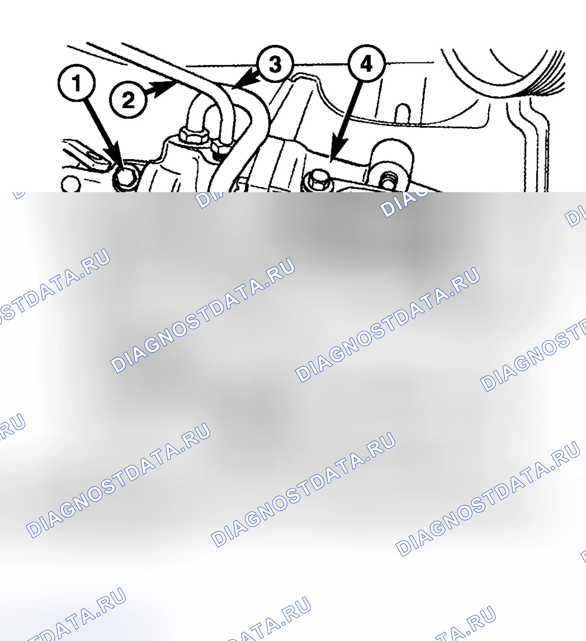 Рис. 21: НАПОРНЫЙ ШЛАНГ. Dodge Pickup R2500 