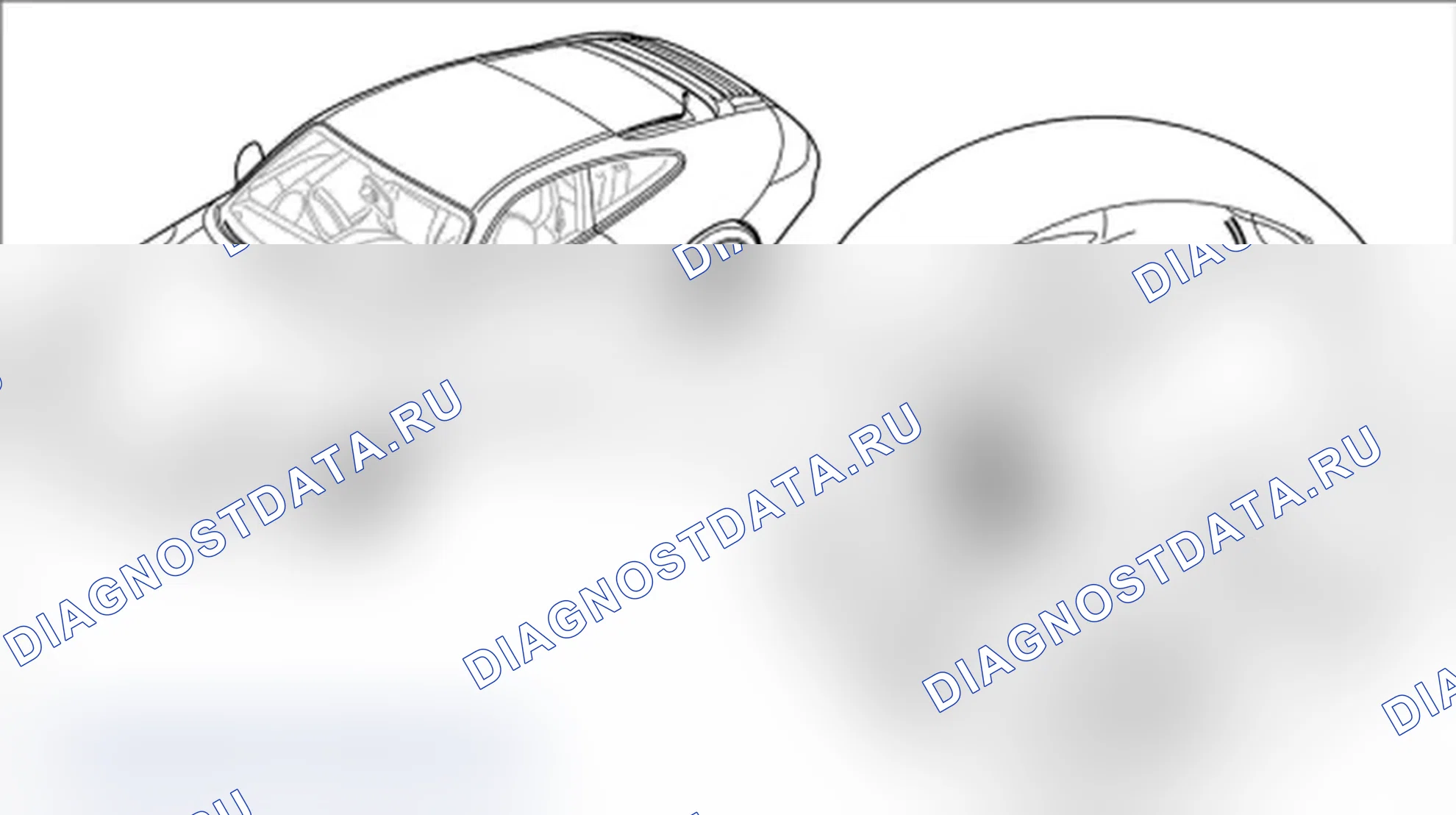 Рис. 218: Снятие переднего электрожгута АБС. Porsche 911 GT3 997