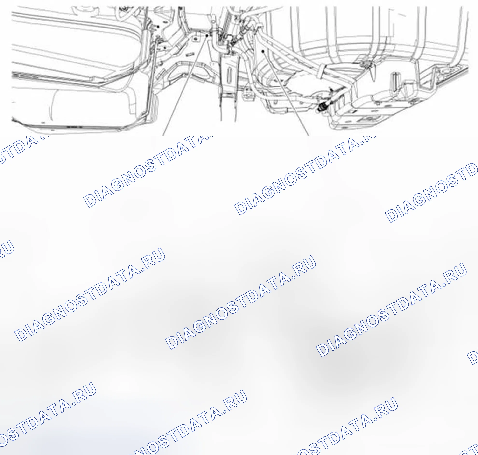Рис. 124: Трубка топливных паров в сборе. Ford Mustang V рестайлинг