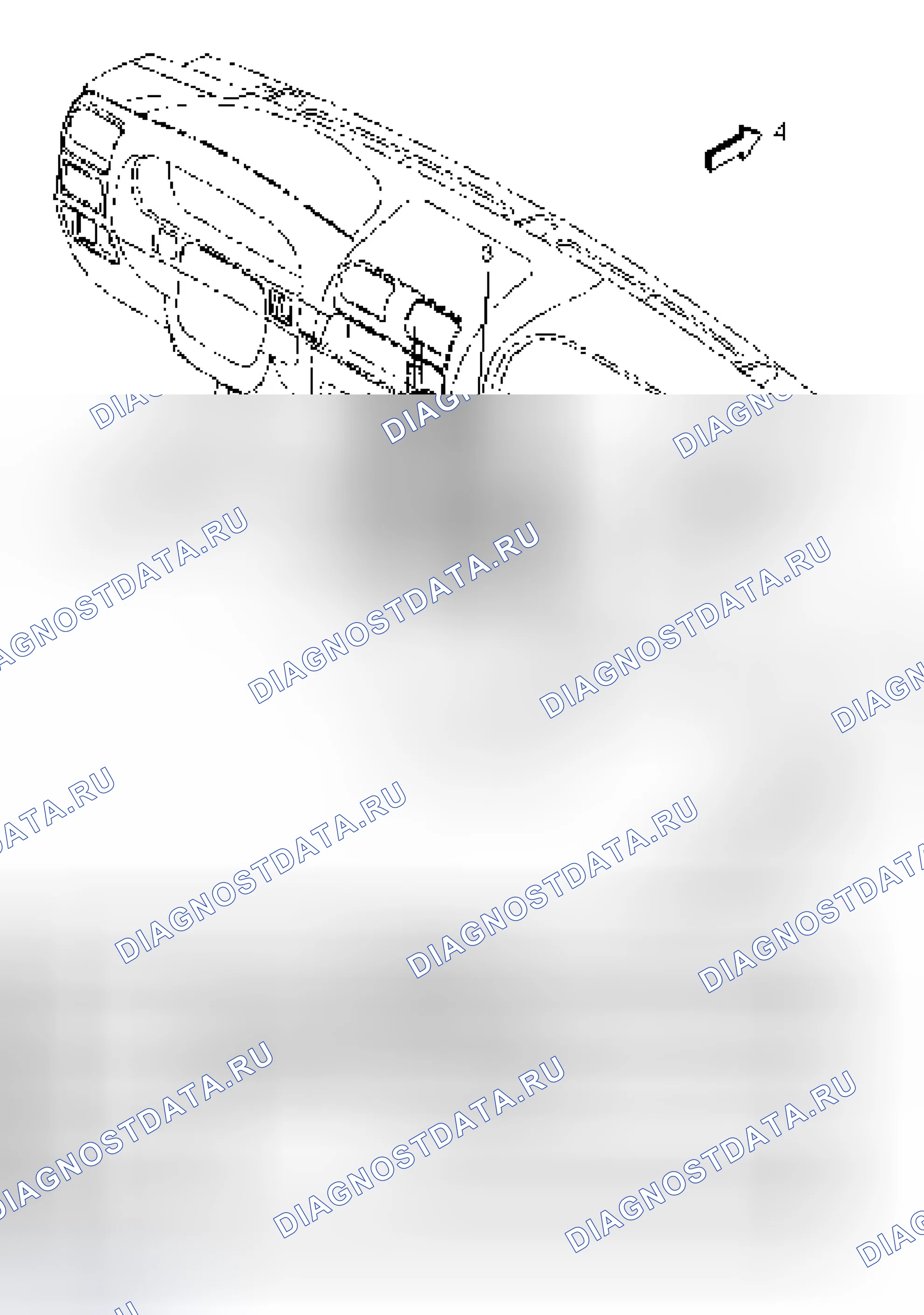 Рис. 26: БЛОК УПРАВЛЕНИЯ И СВЯЗАННЫЕ С НИМ ЧАСТИ. Isuzu Axiom I