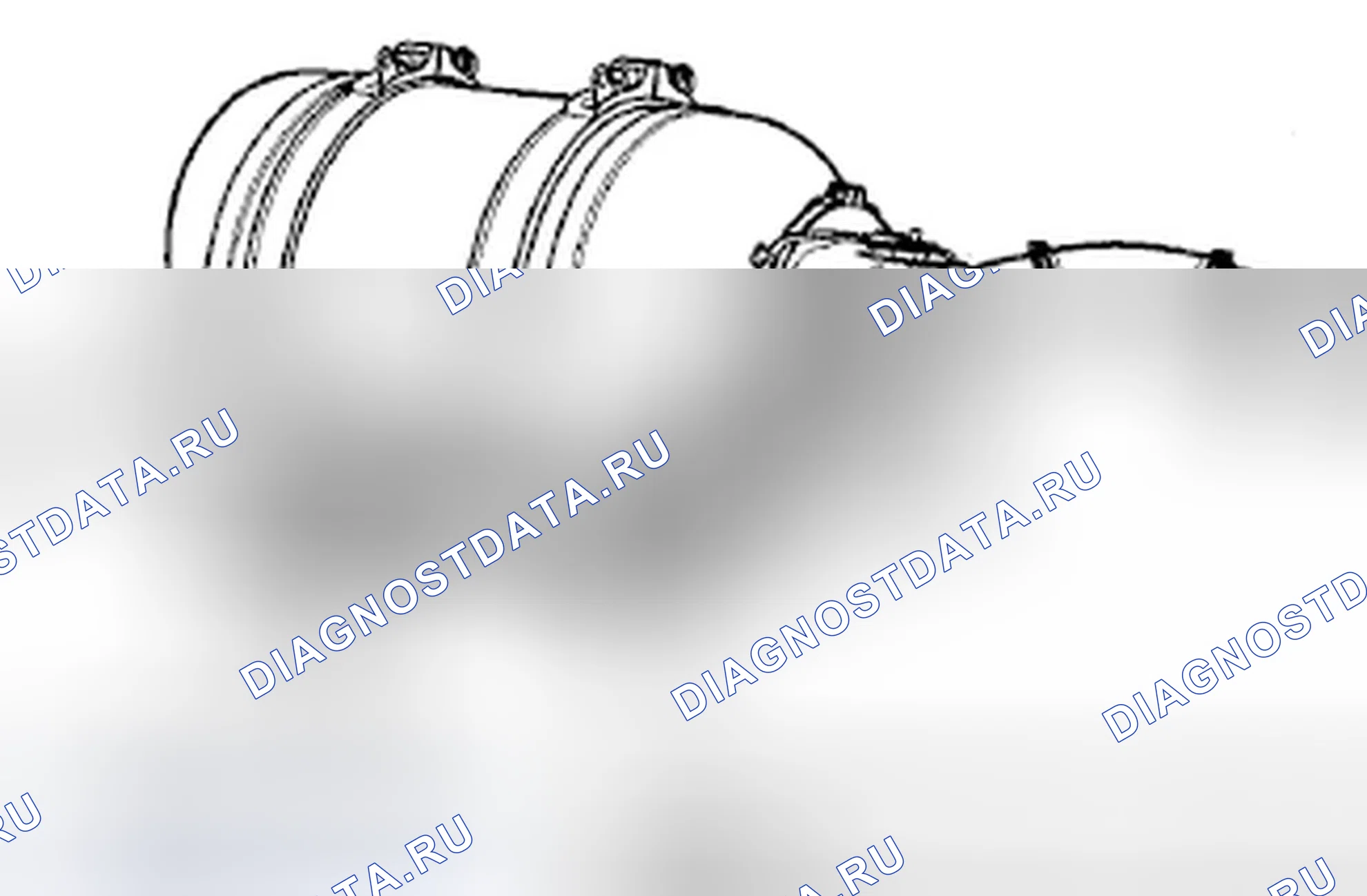 Рис. 1234: Вентиляционный канал подачи топлива. Honda Civic VIII
