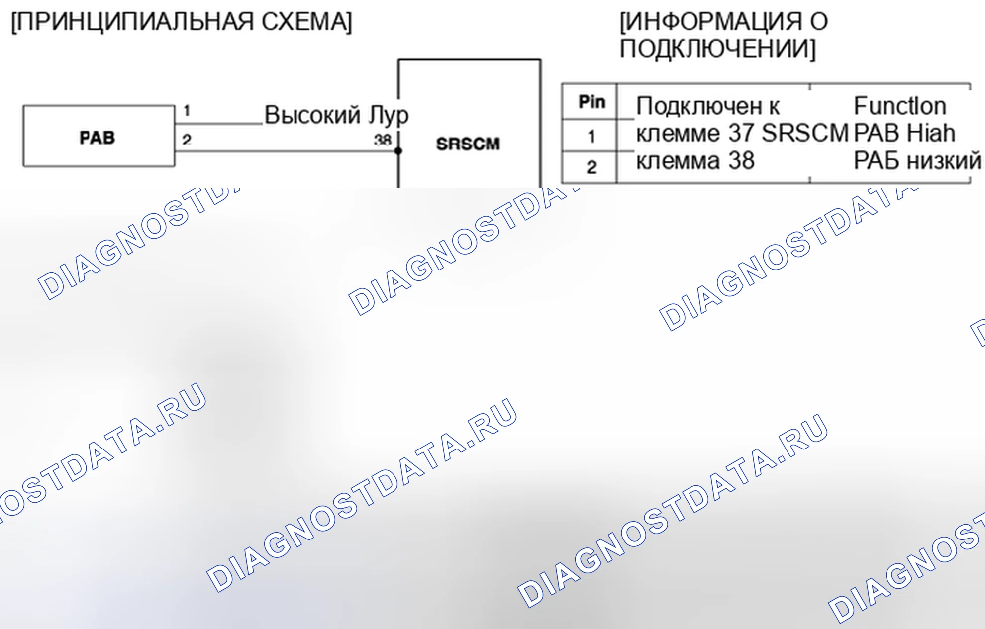 Рис. 210: Принципиальная схема. Kia Spectra I рестайлинг 2