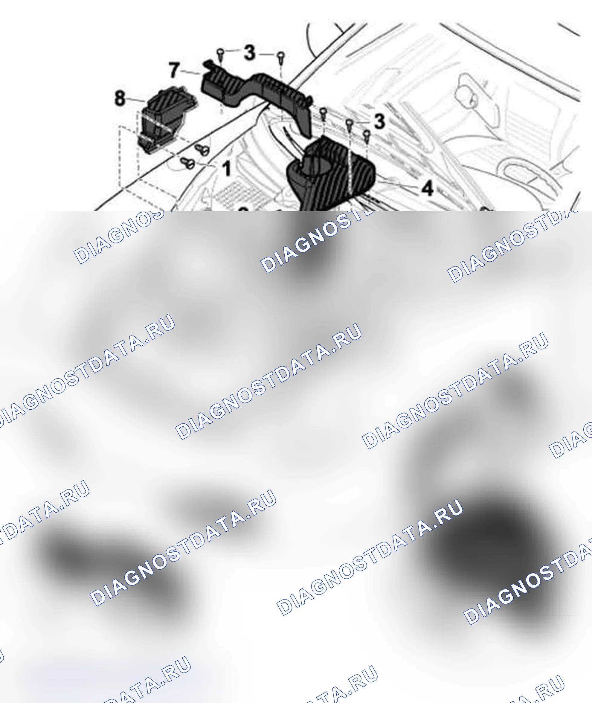 Рис. 48: ДЕМОНТАЖ И УСТАНОВКА ТРИМОВ С PSM. Porsche Boxster S 986
