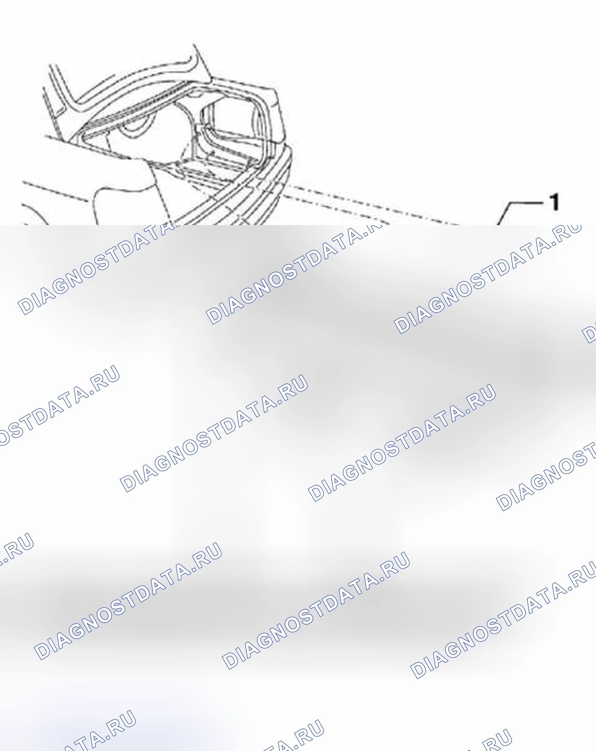 Рис. 41: Идентификация боковой отделки багажного отделения (Jetta). Volkswagen Golf Mk3