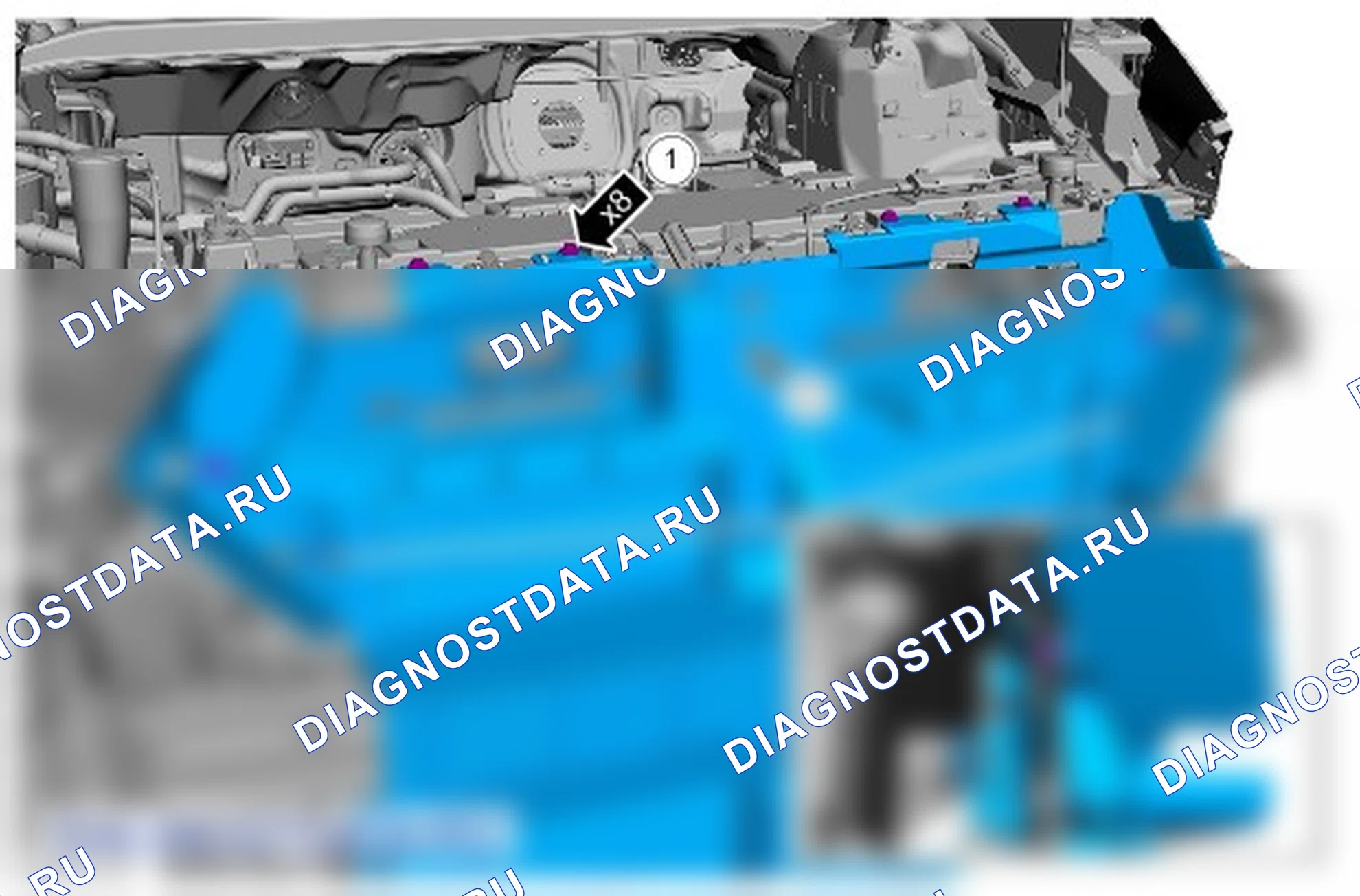 Как снять и установить активные жалюзи радиатора. Ford Edge II