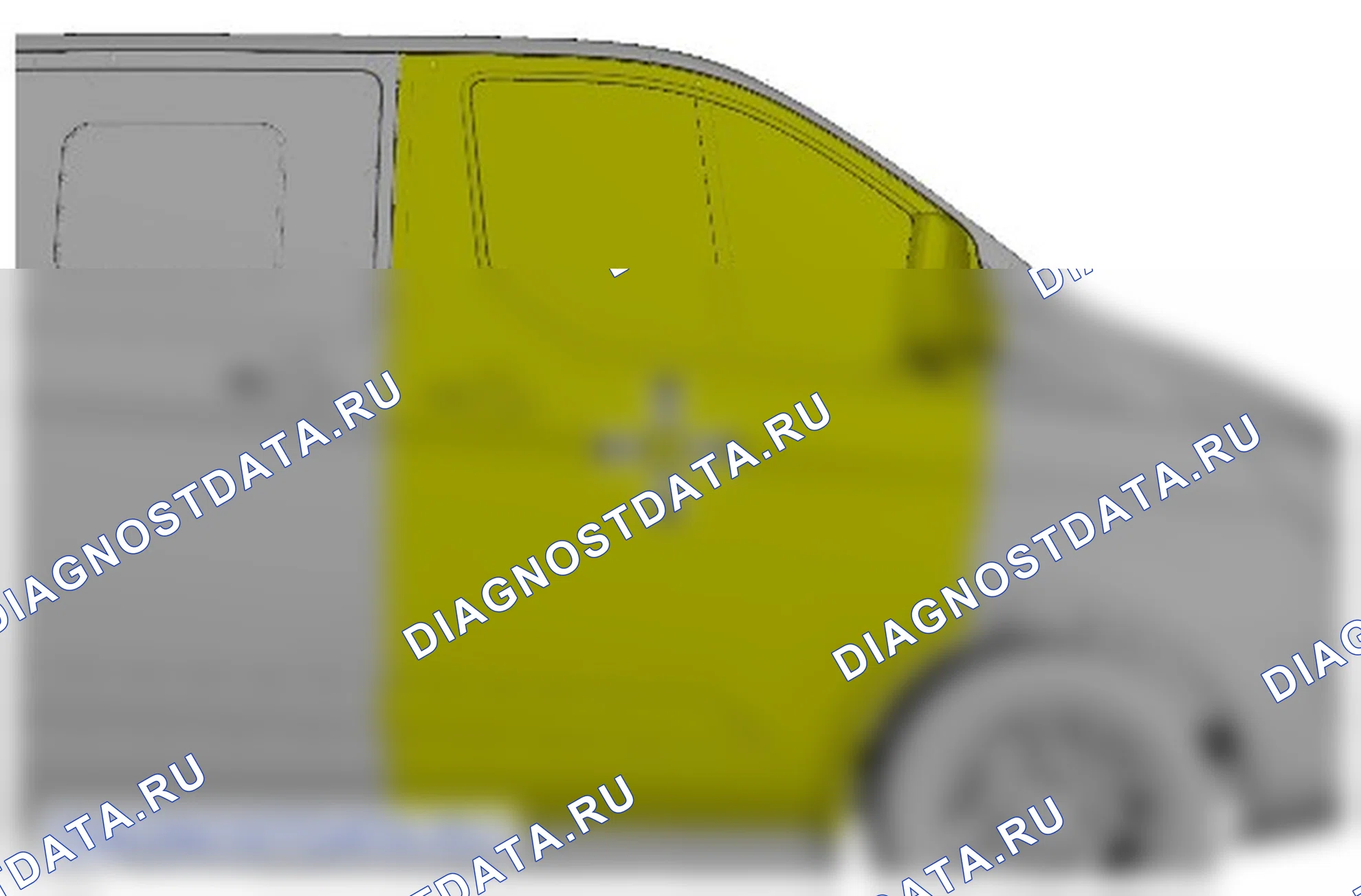 Как выверить положение передней двери. Ford Transit Custom I