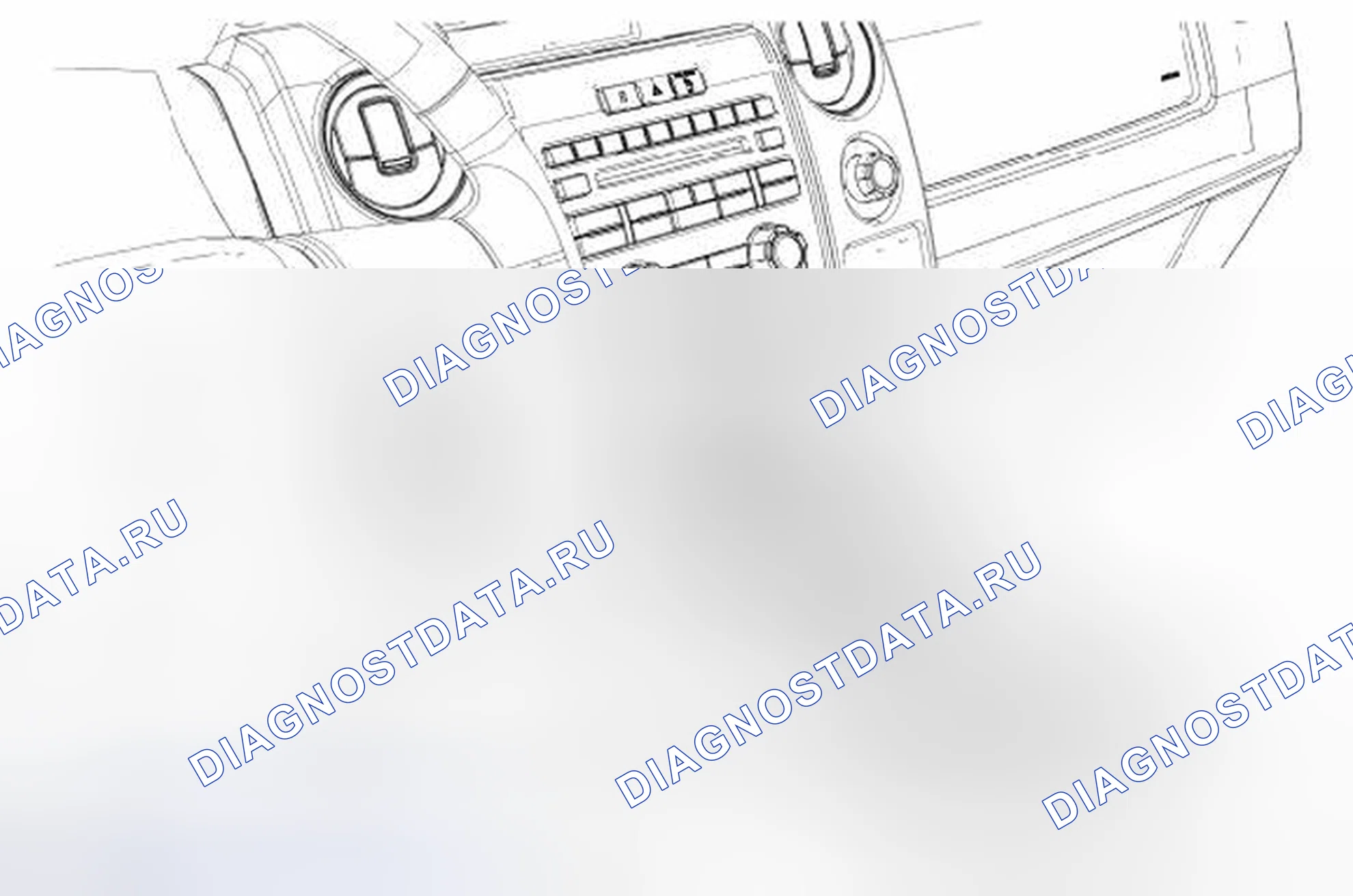 Рис. 167: Разъем аудиовхода. Ford Pickup F250 Super Duty II