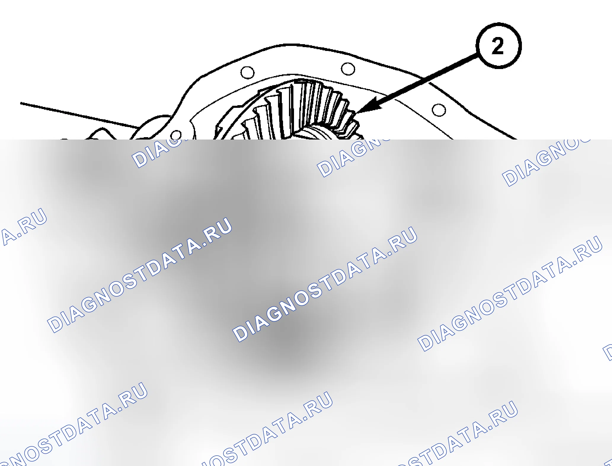 Рис. 54: ЛЮФТ ШЕСТЕРНИ. Dodge Nitro I