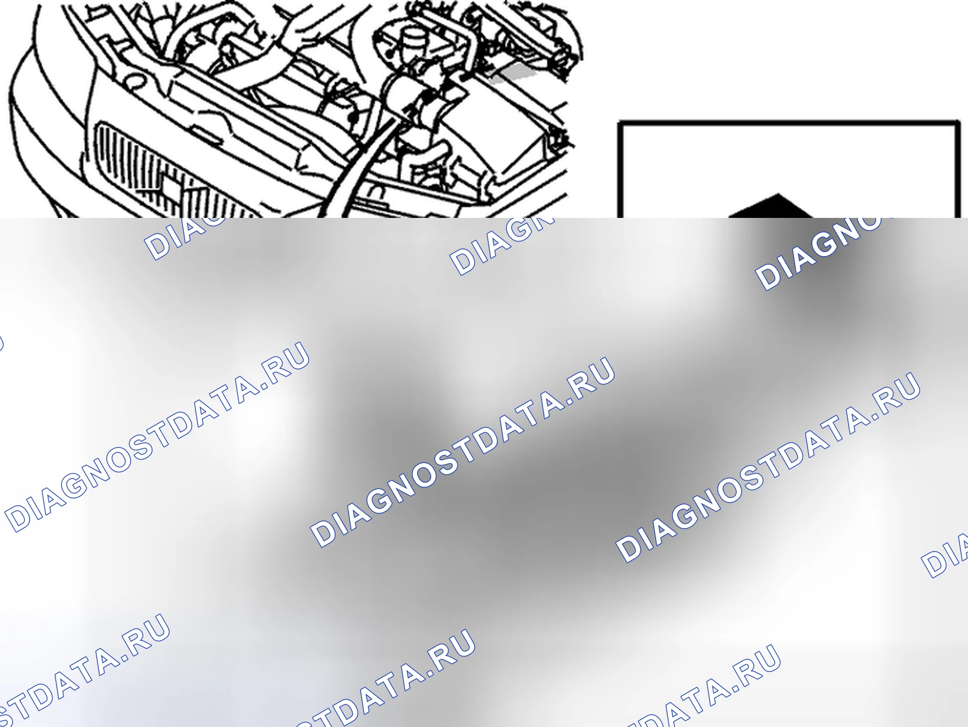 Рис. 1033: Установить трос селектора передач на коробку передач. Volvo S80 I