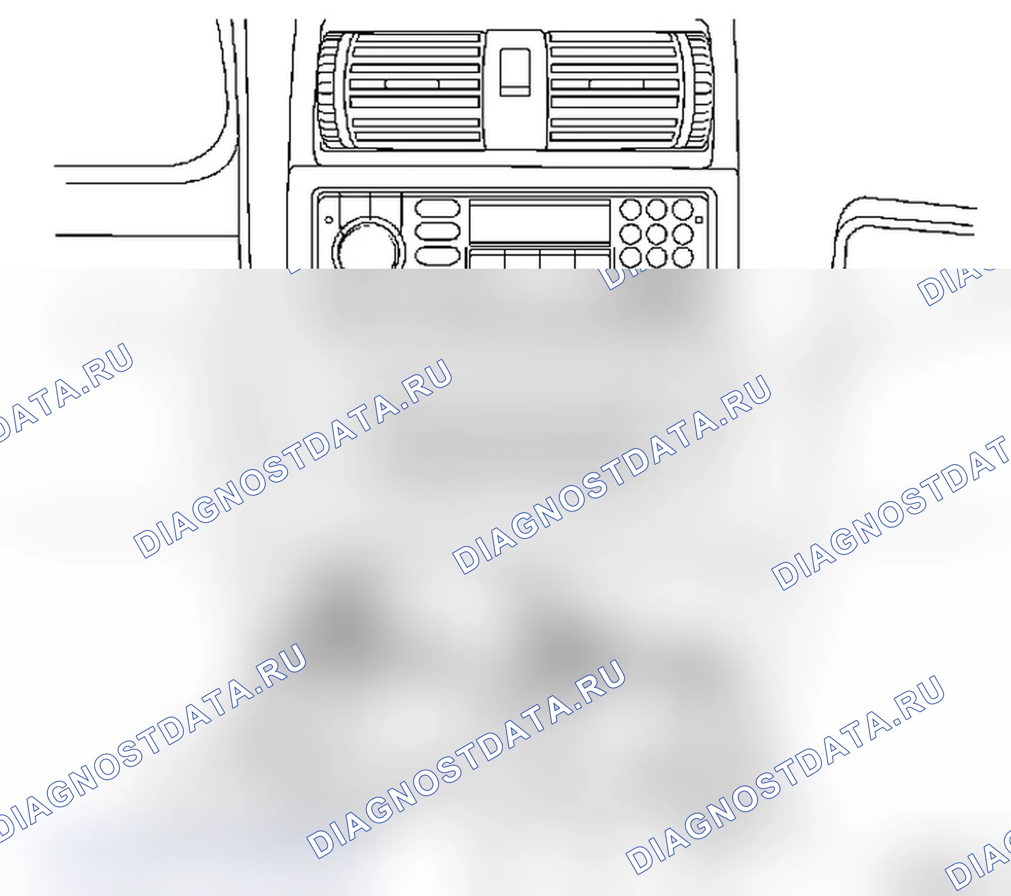 Демонтаж и установка панели управления климат-контроля. Opel Astra G