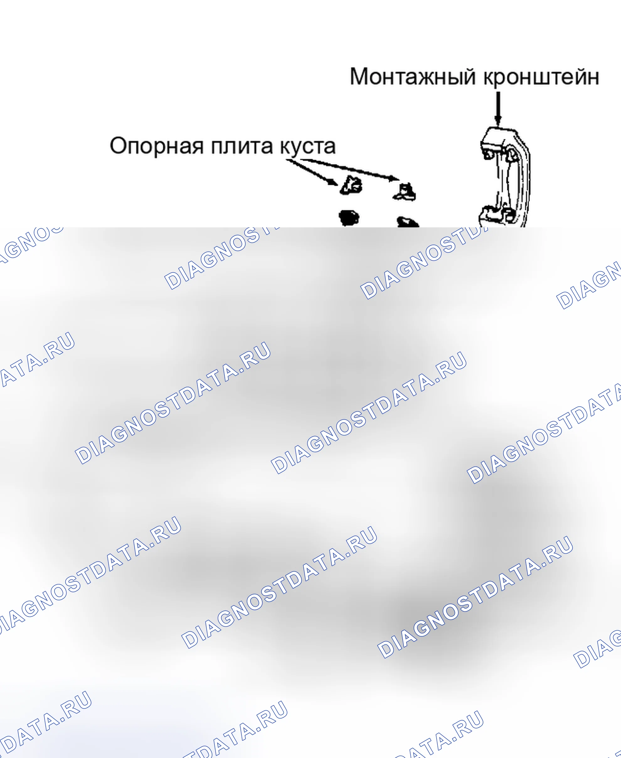 Рис. 13: Разнесенный вид каверномера в сборе. Chevrolet Nova V