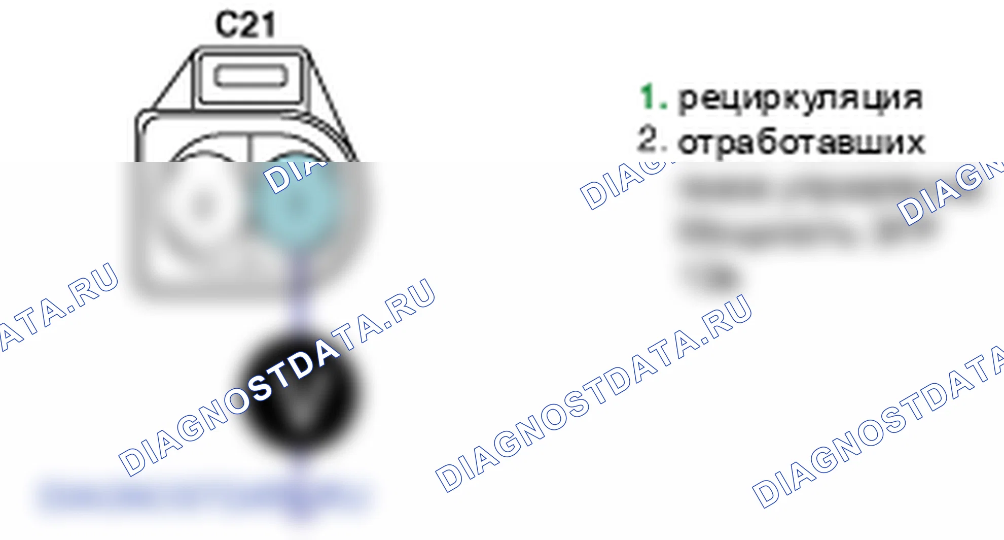 Контроль проводов — P0489. Kia Sorento BL