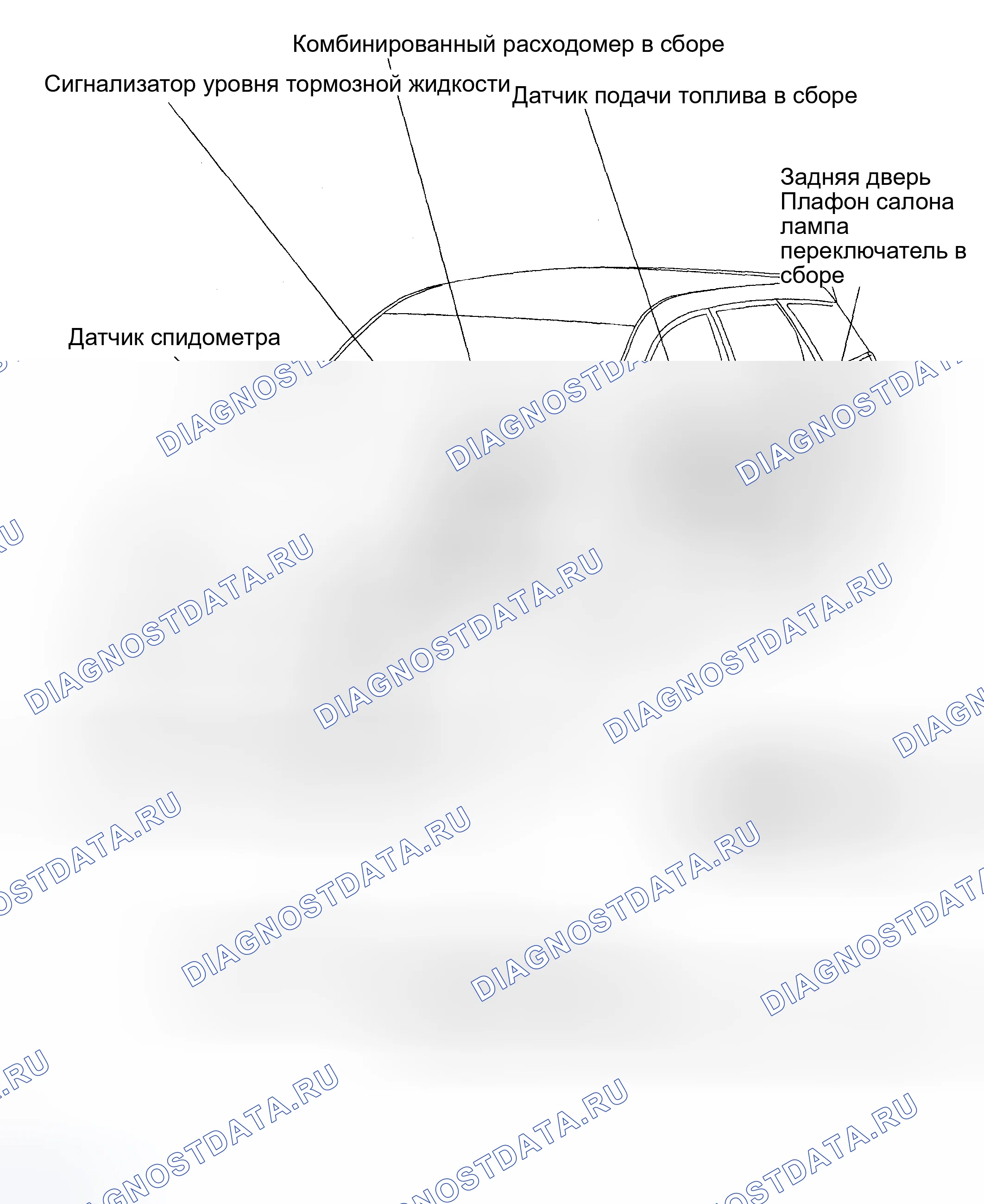 Рис. 1: РАСПОЛОЖЕНИЕ. Toyota Matrix E130