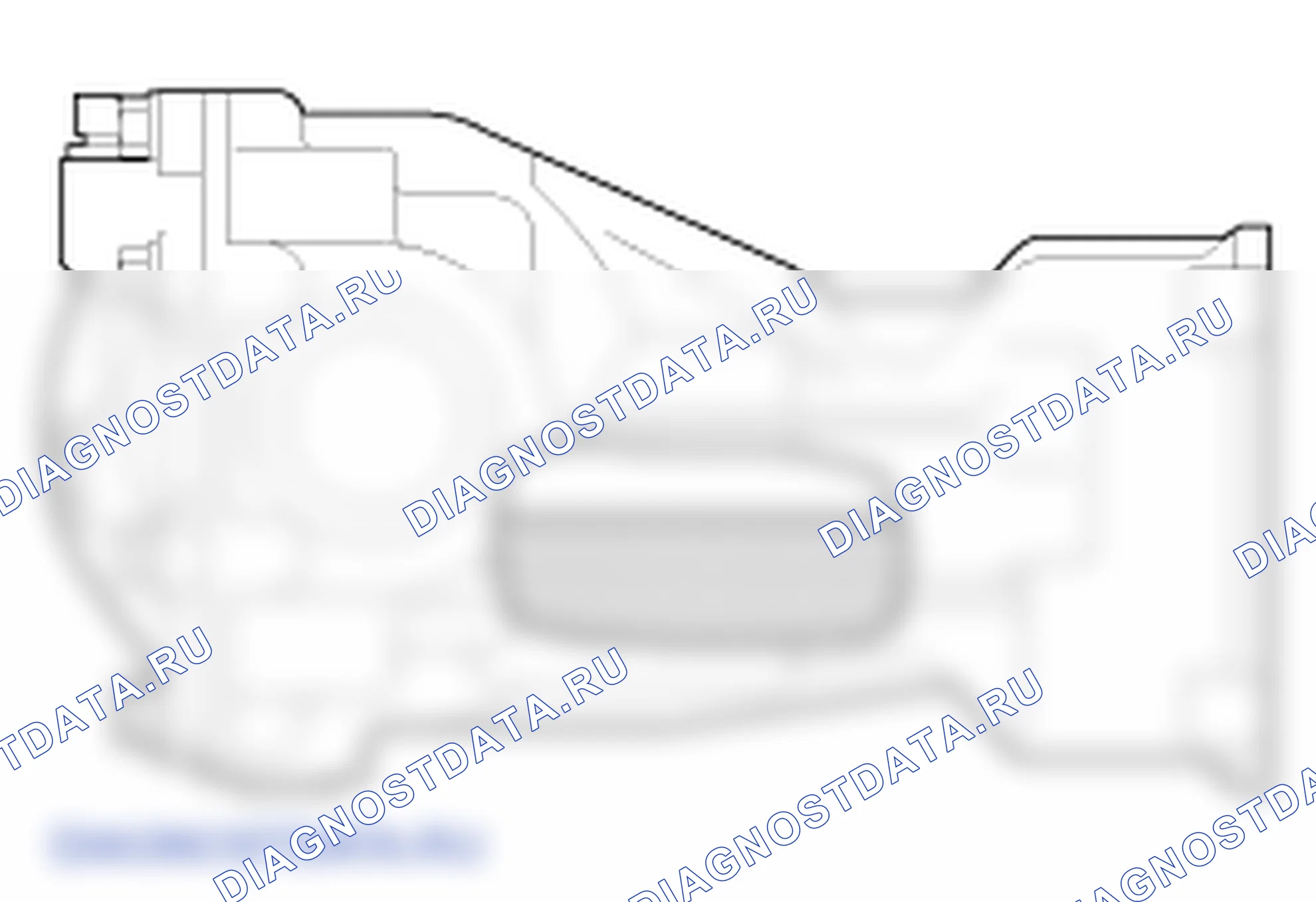 Установка заднего держателя дифференциала. Hyundai Santa Fe CM