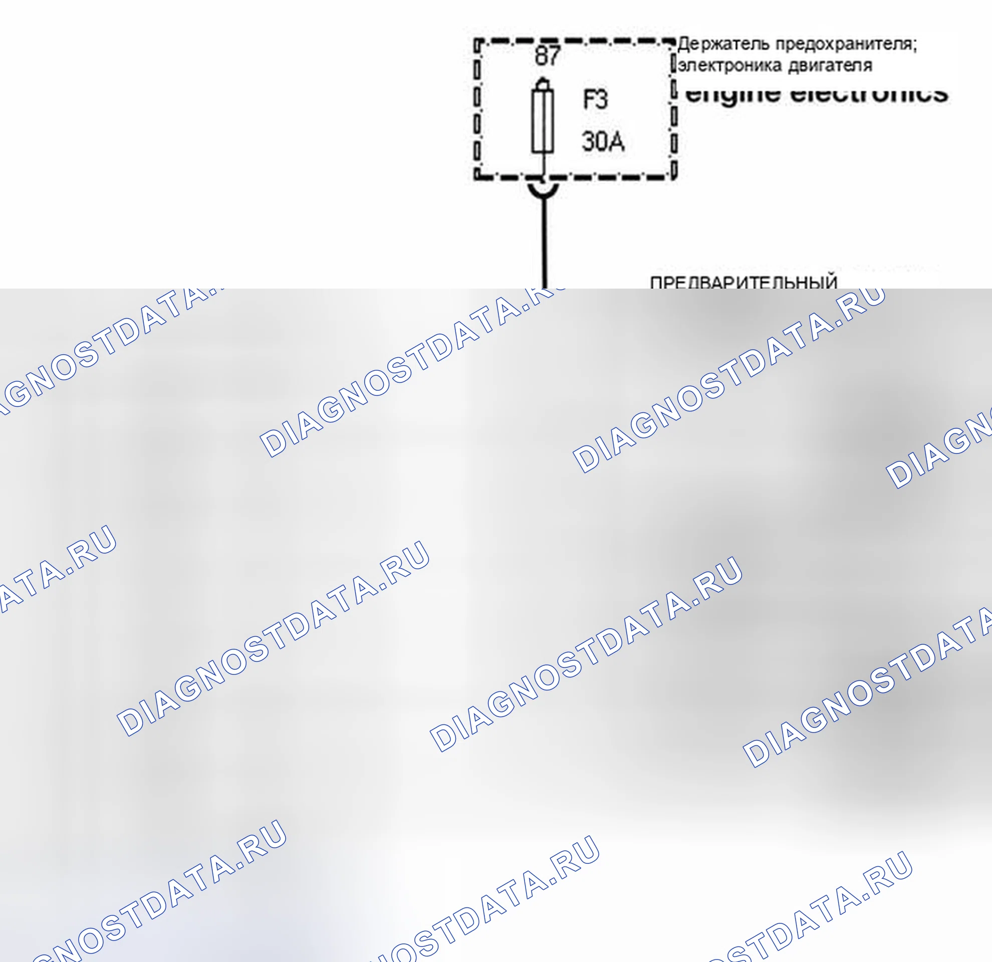Рис. 45: Нагрев датчика кислорода. BMW M5 E39