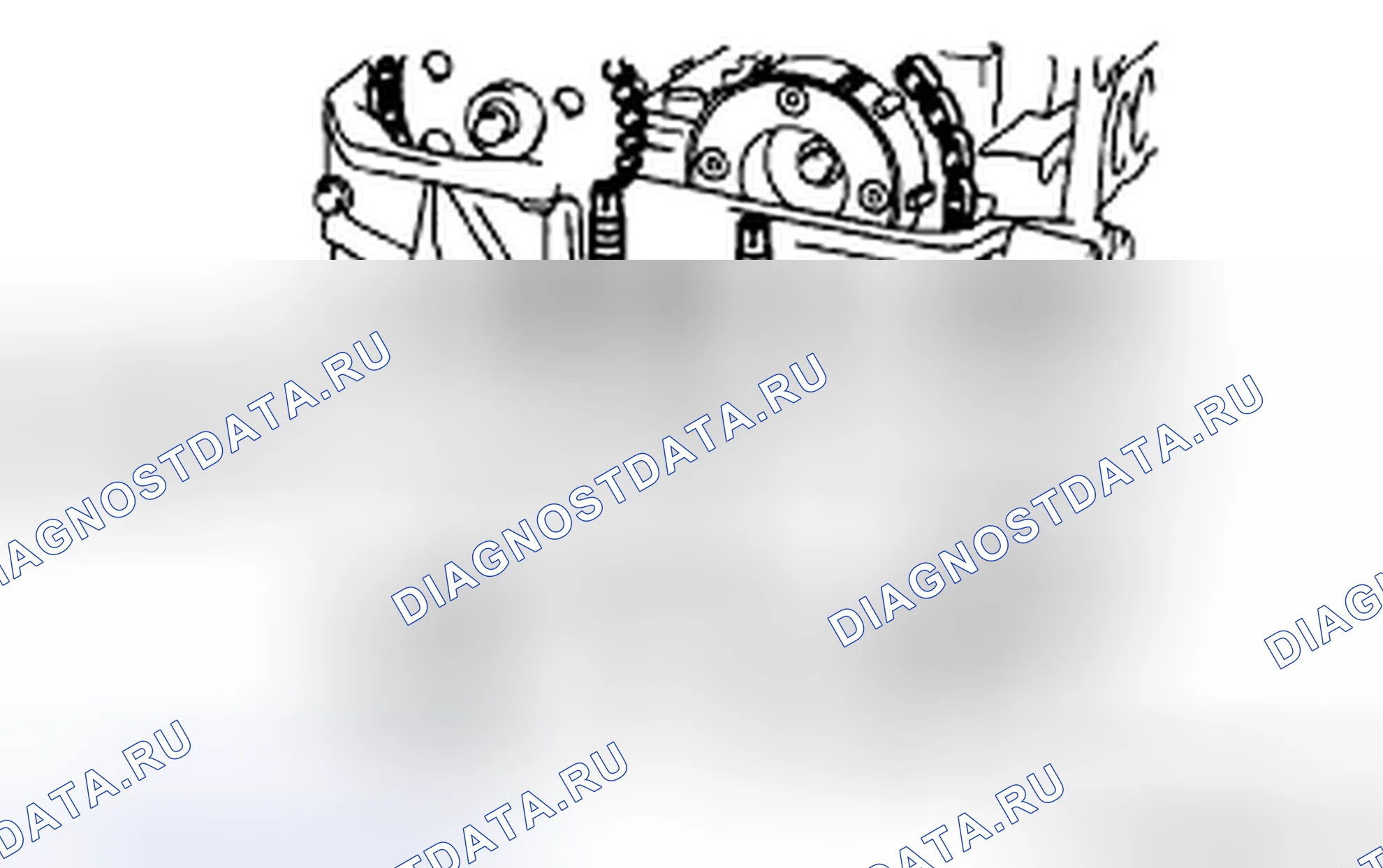 Рис. 46: № 3 Установка крепления двигателя Примечание. Mazda CX-7 I