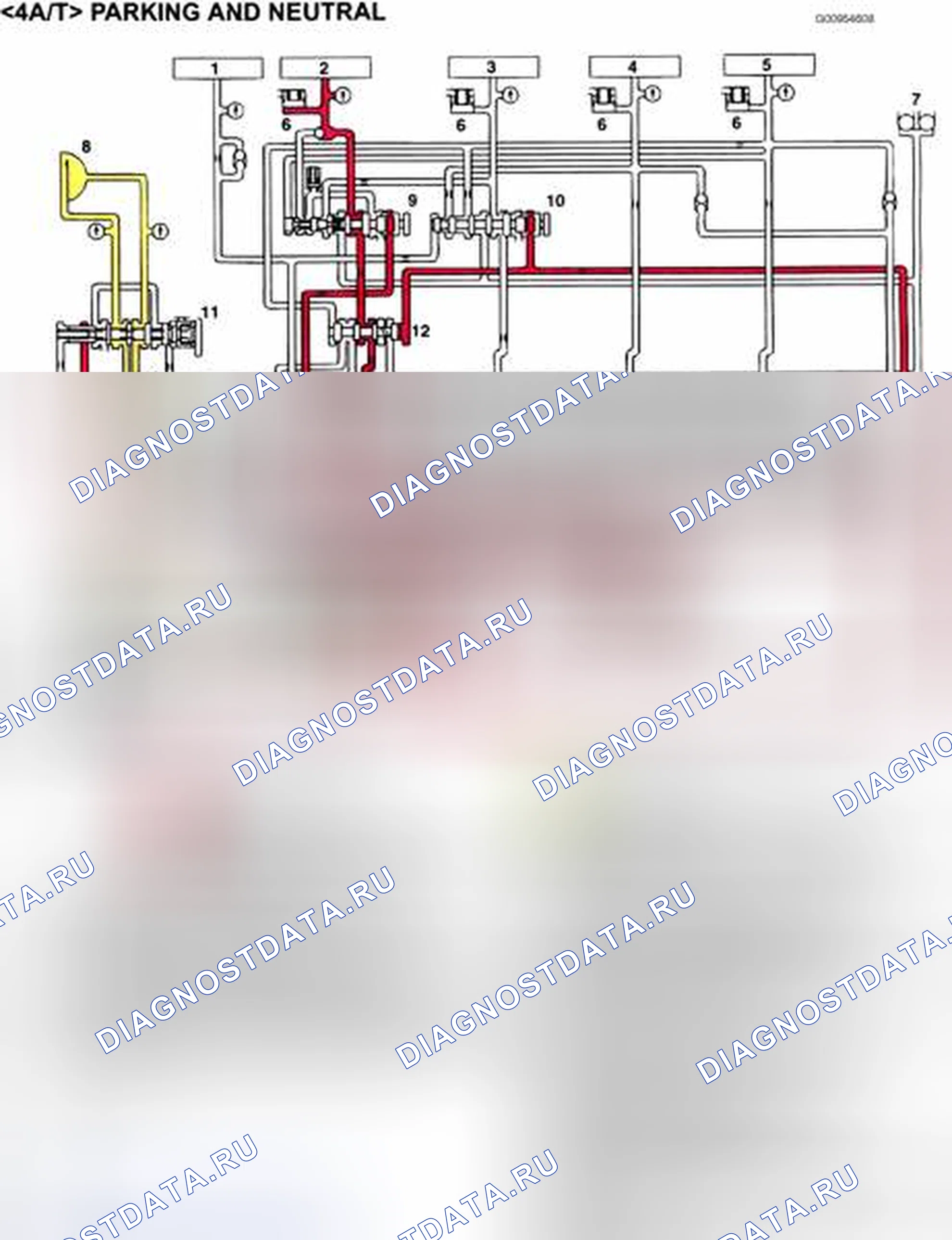 Рис. 2060: < 4A / T > ПАРКОВКА И НЕЙТРАЛЬ. Mazda MX-30 I