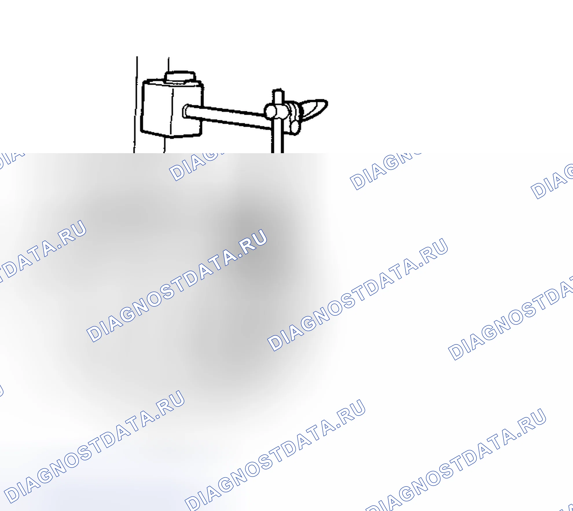 Рис. 48: Контроль бокового биения. Mazda 5 I