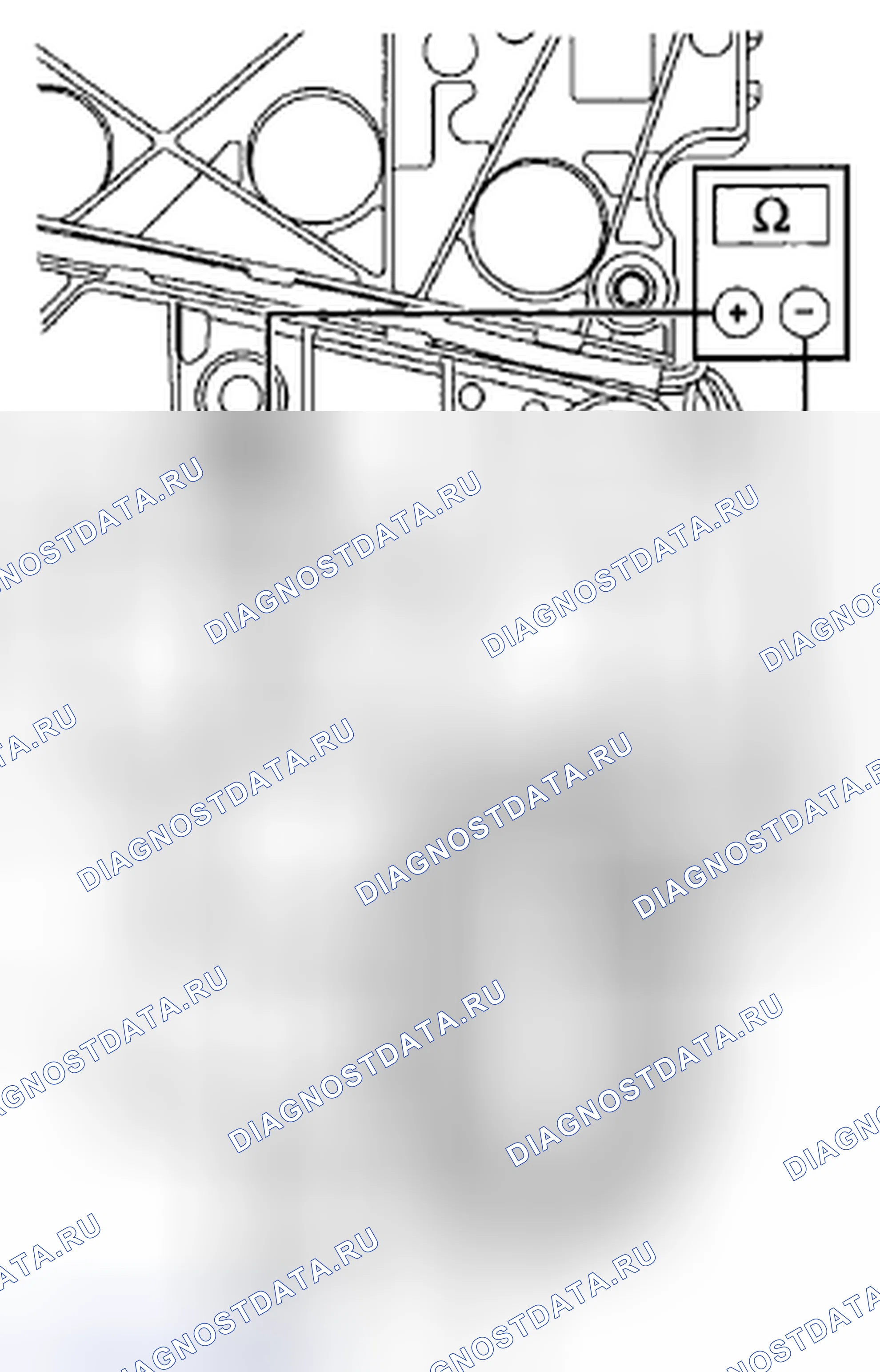 Рис. 22: ТОЧЕЧНОЕ ИСПЫТАНИЕ 3: ДАТЧИК СКОРОСТИ ВЫХОДНОГО ВАЛА (OSS). Mazda Tribute II