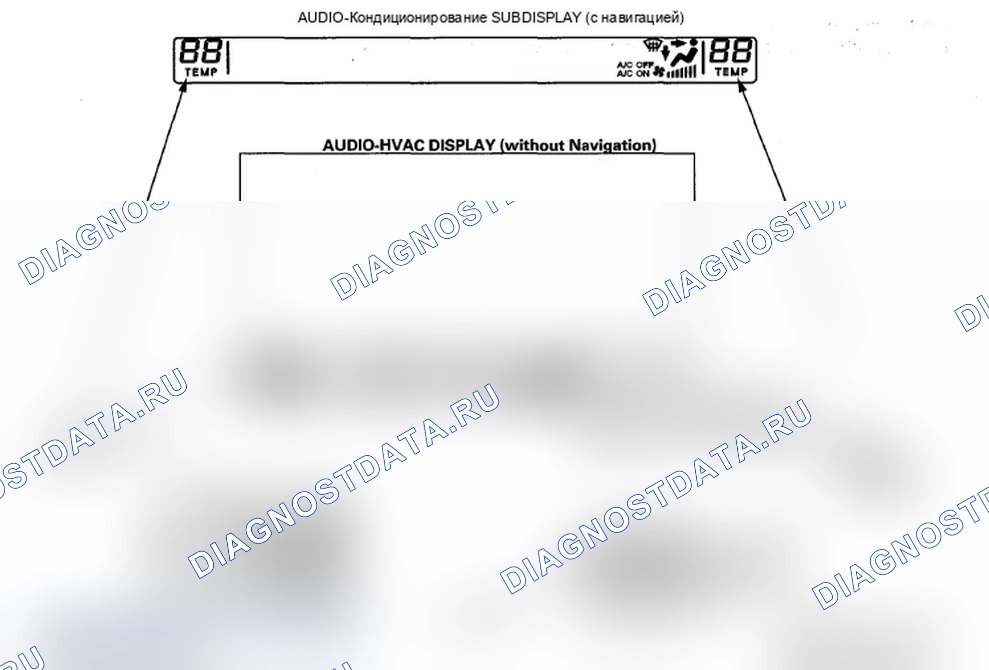 Рис. 8: Как использовать функцию самодиагностики без HDS. Acura RDX I рестайлинг