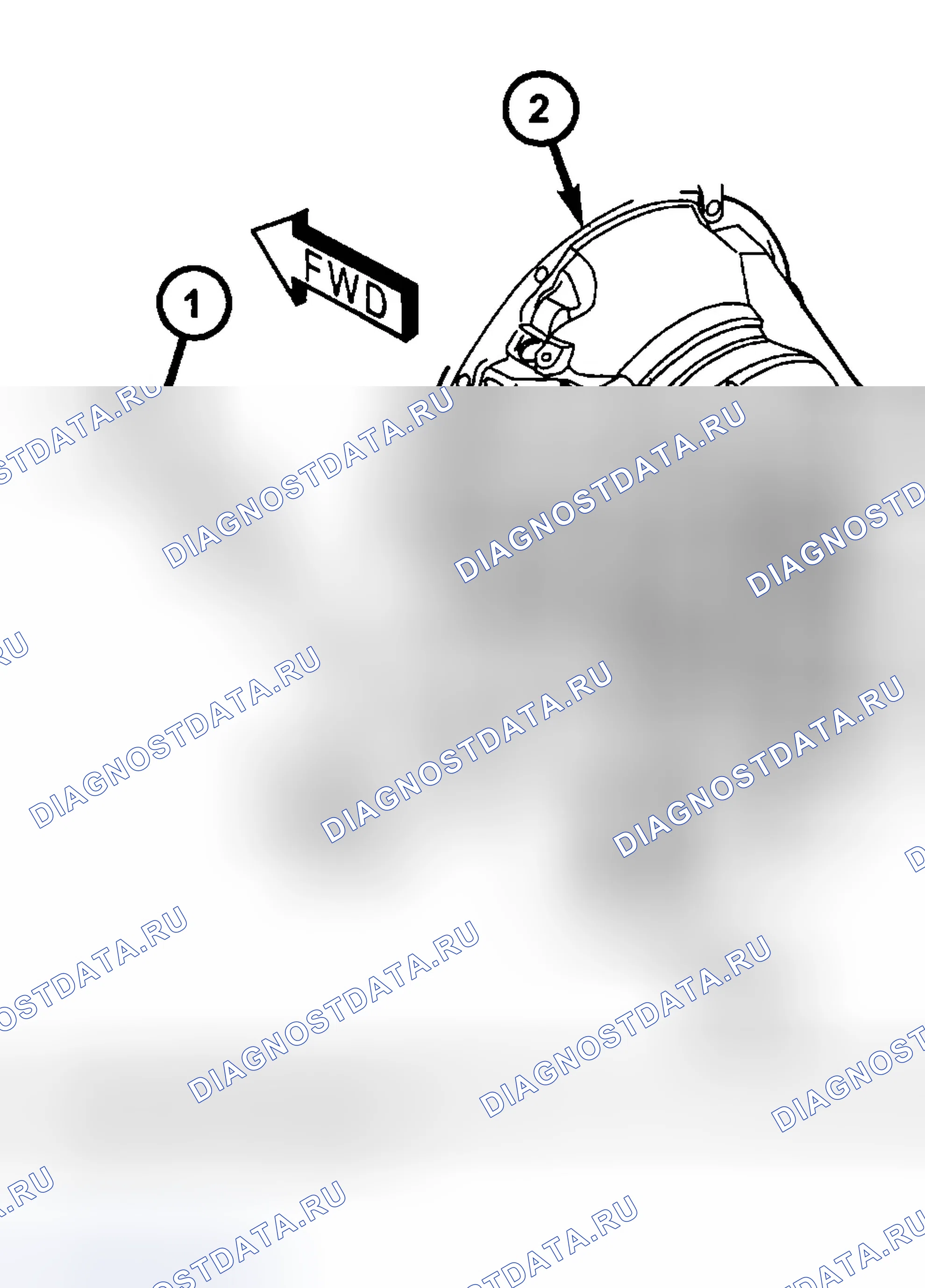 Рис. 426: ДЕМОНТАЖ. Dodge Pickup R1500 