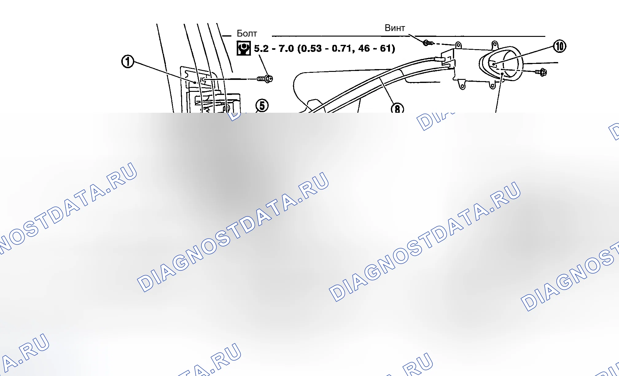 Рис. 135: СТРУКТУРА КОМПОНЕНТОВ. Nissan 350Z I