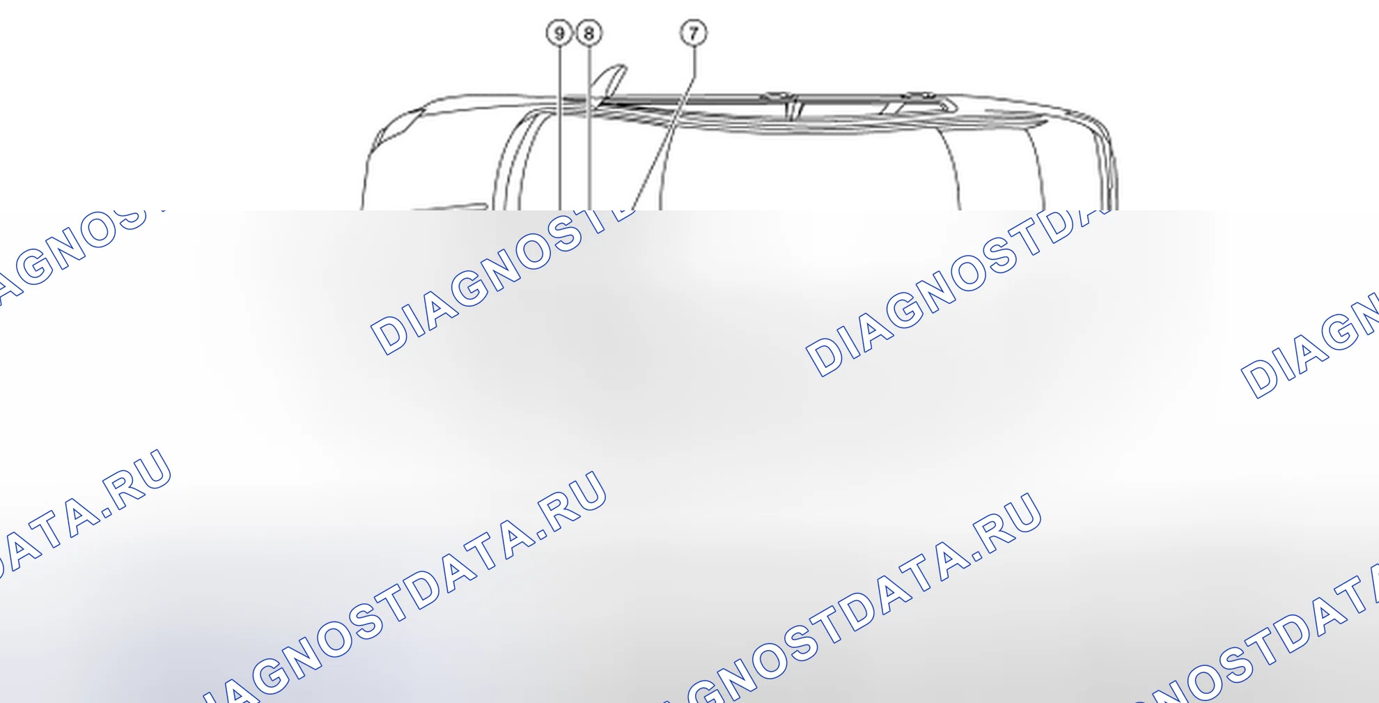 Рис. 280: Определение местоположения компонентов системы связи CAN. Nissan Altima L32