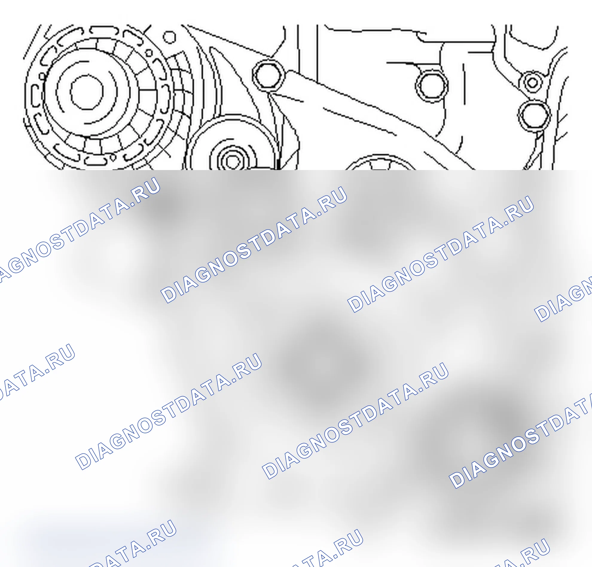 Замена нижнего направляющего ролика поликлинового ремня. Opel Zafira B