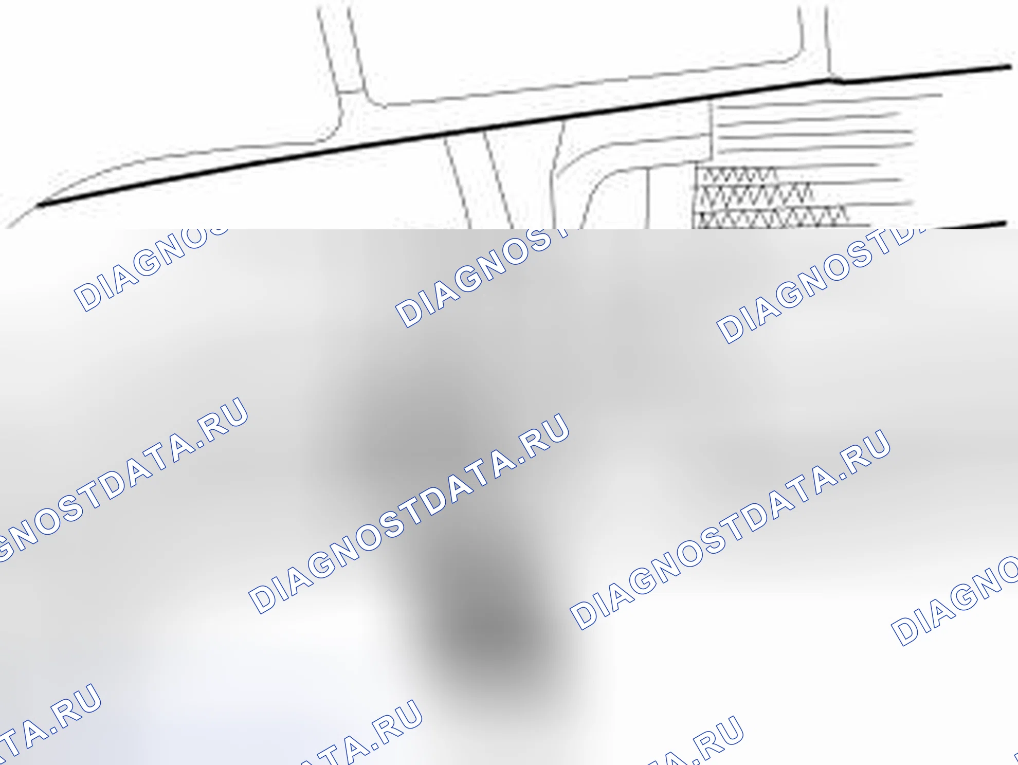 Рис. 114: Снятие обратного шланга. Volvo S80 I