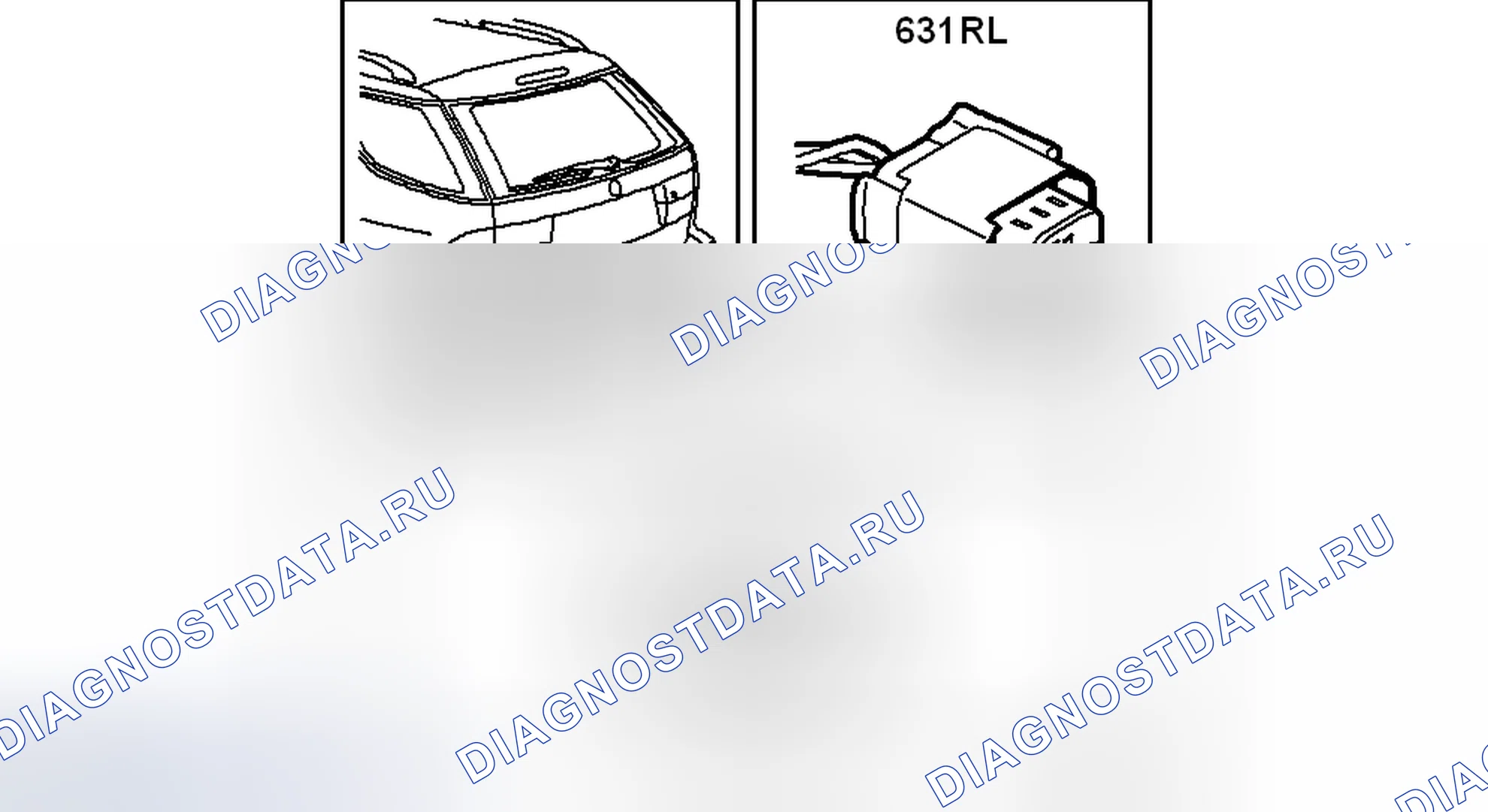 Рис. 18: Ультразвуковой датчик расстояния, внешний (631RL). Kia Picanto III