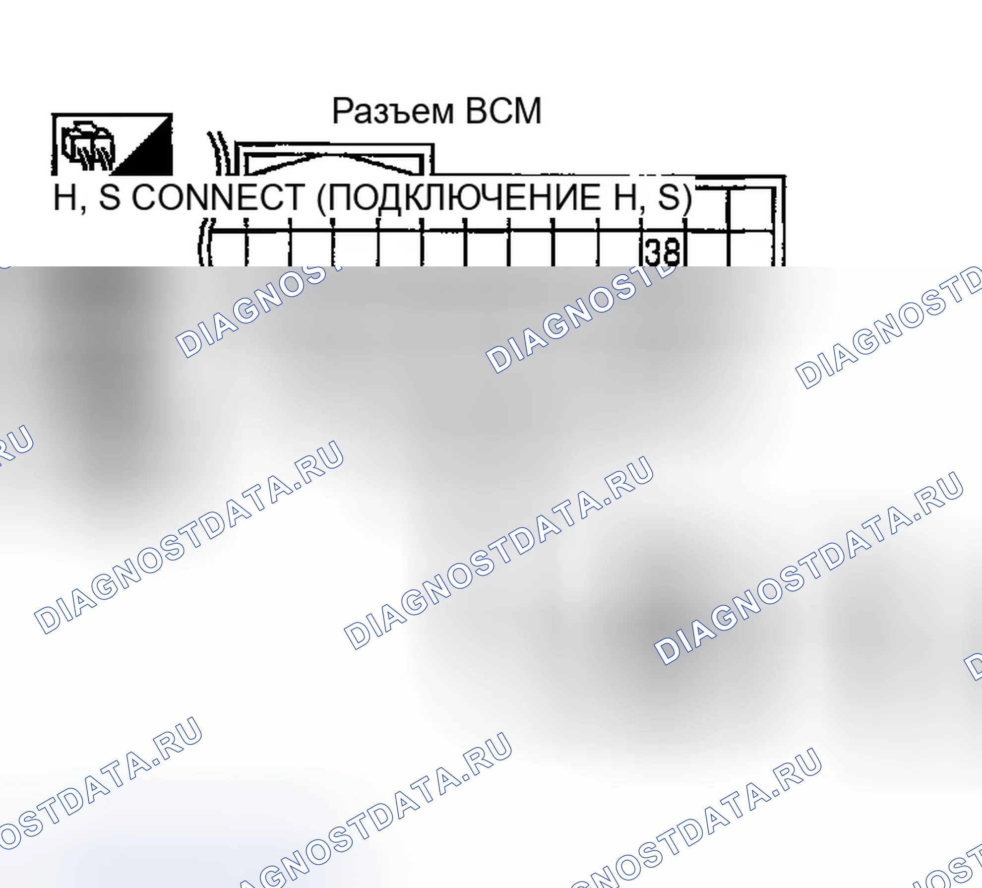 Рис. 79: Проверка источника питания BCM и цепи массы. Infiniti G35 III