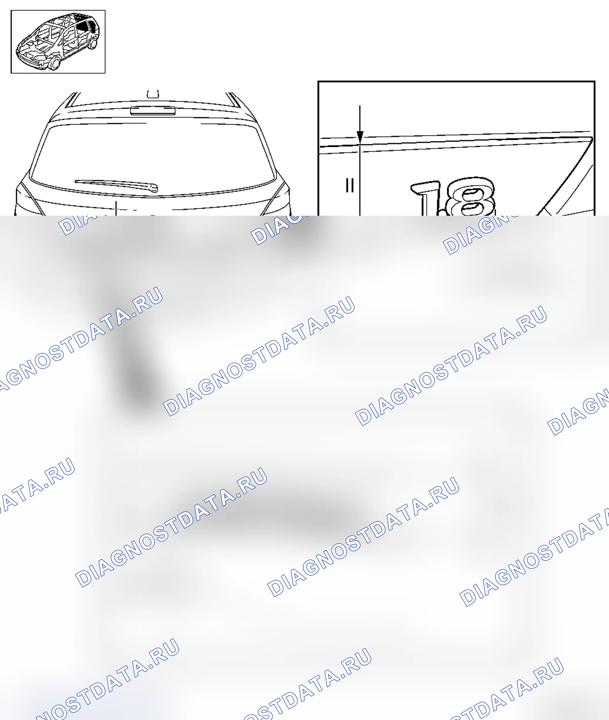 Замена надписей на задней откидной двери - L48. Opel Astra H