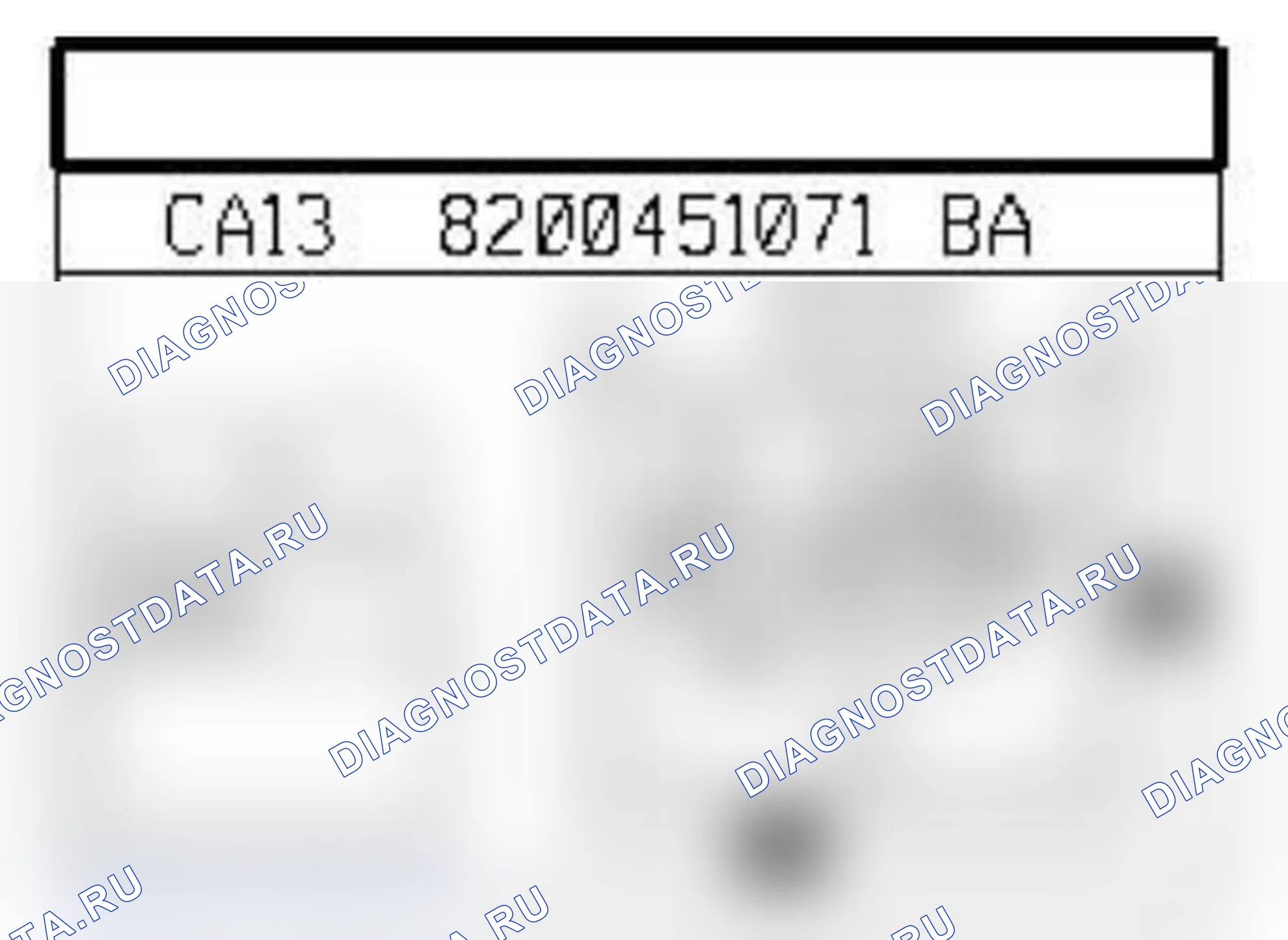 Распиновка разъёма 1118 — Фонарь пола места пер. пасс.. Renault Megane II
