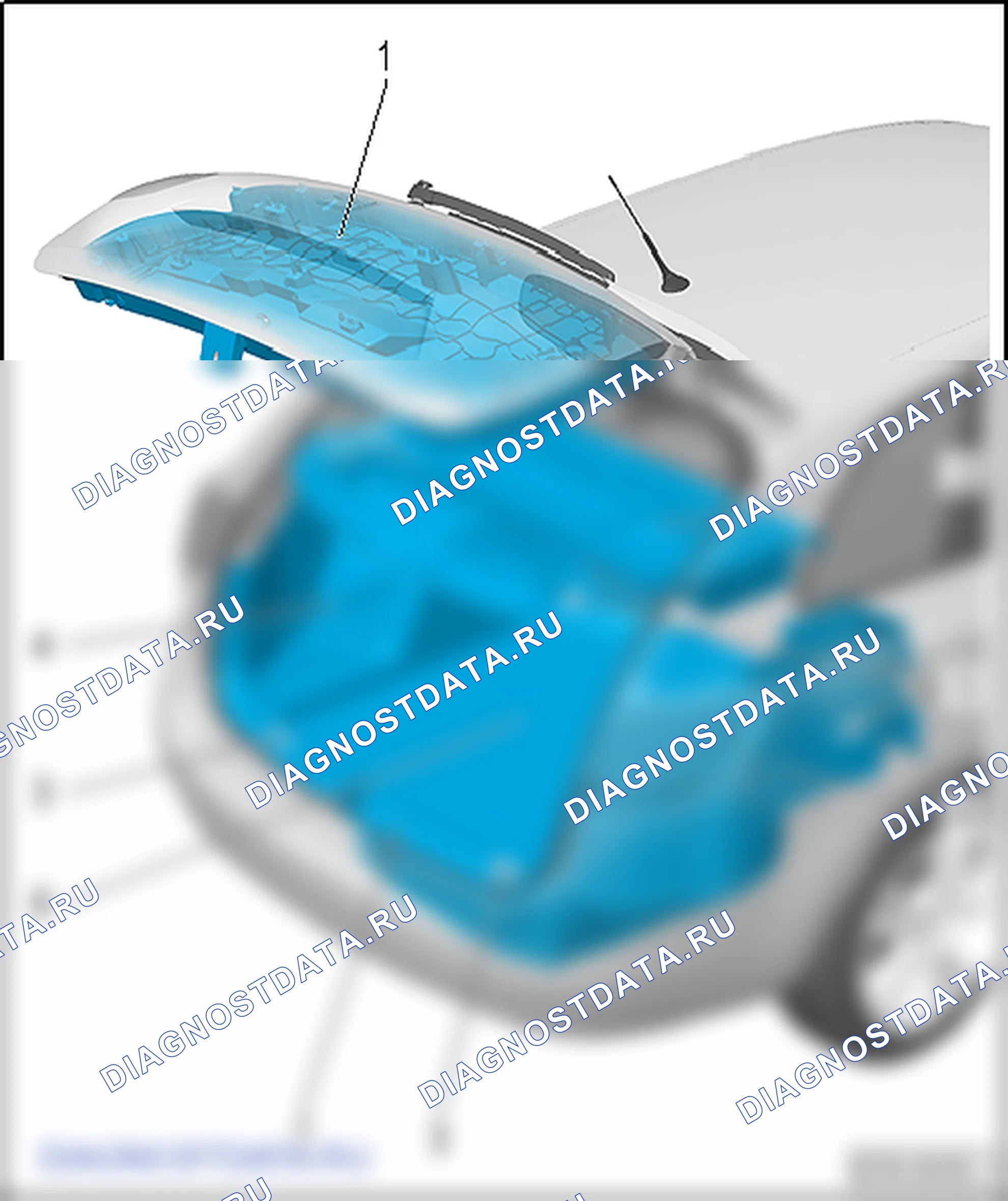 Обтекатель багажника. SEAT Ibiza IV