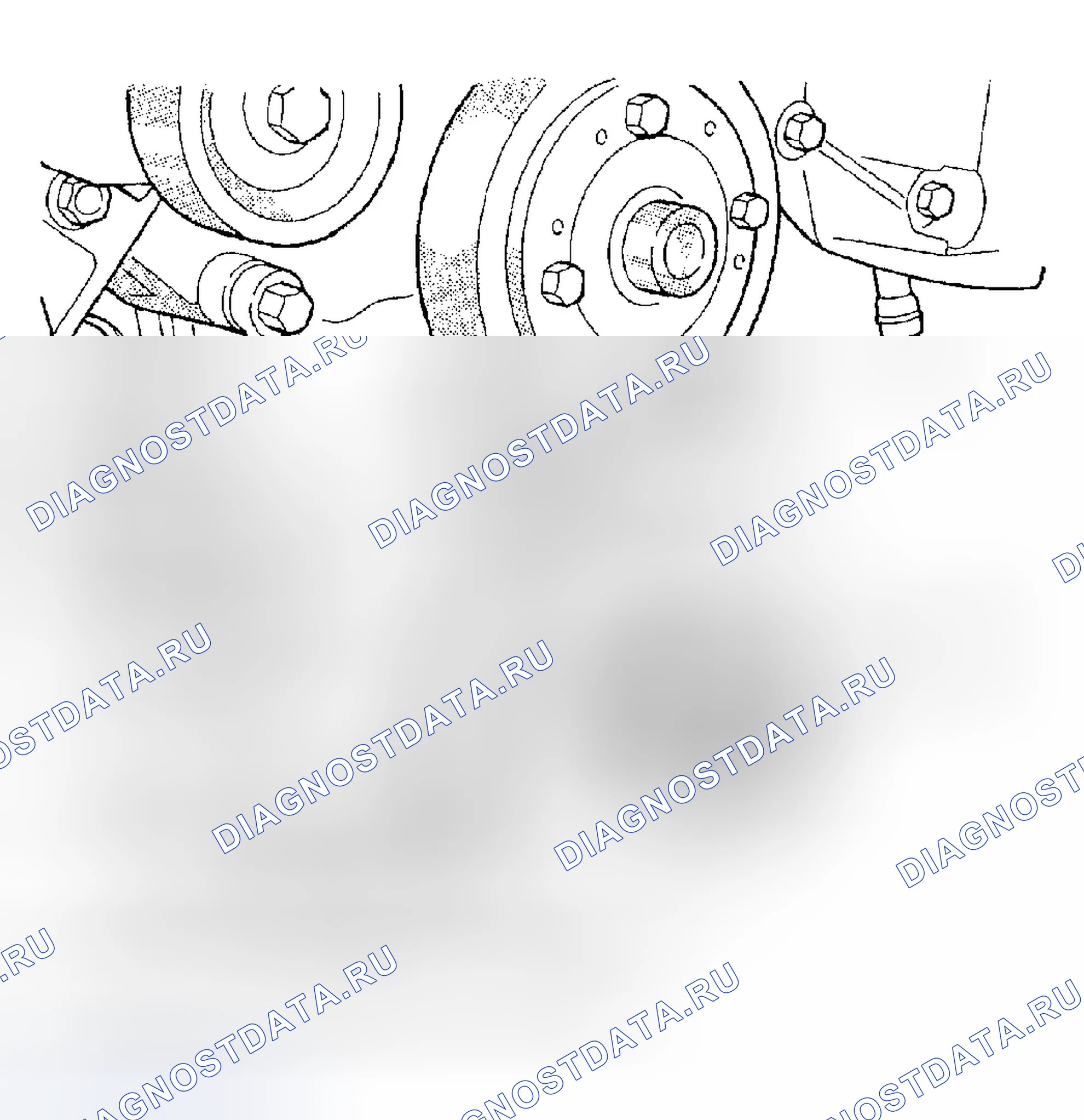 Рис. 36: ДЕМОНТАЖ. Dodge Pickup R2500 