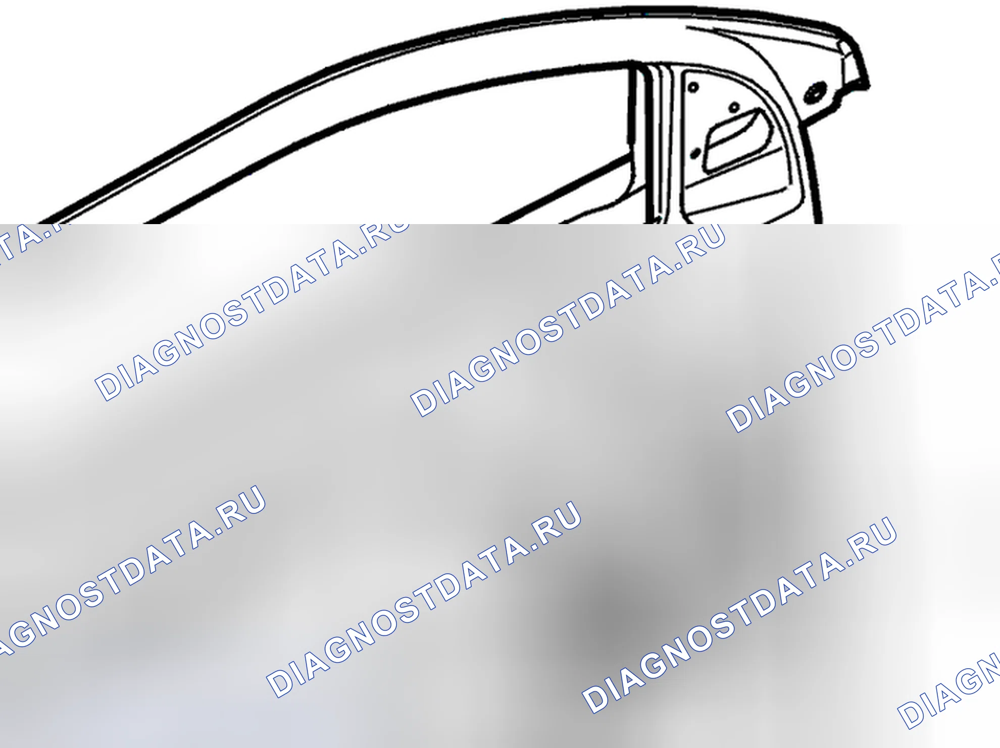 Рис. 410: Снятие дверного упора для передней боковой двери. Volvo V70 II